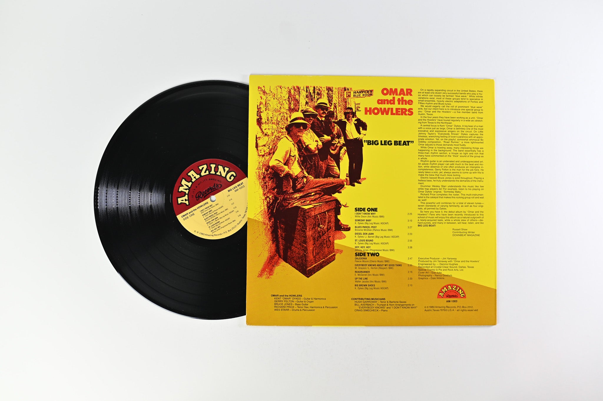 Omar And The Howlers - Big Leg Beat on Amazing Records