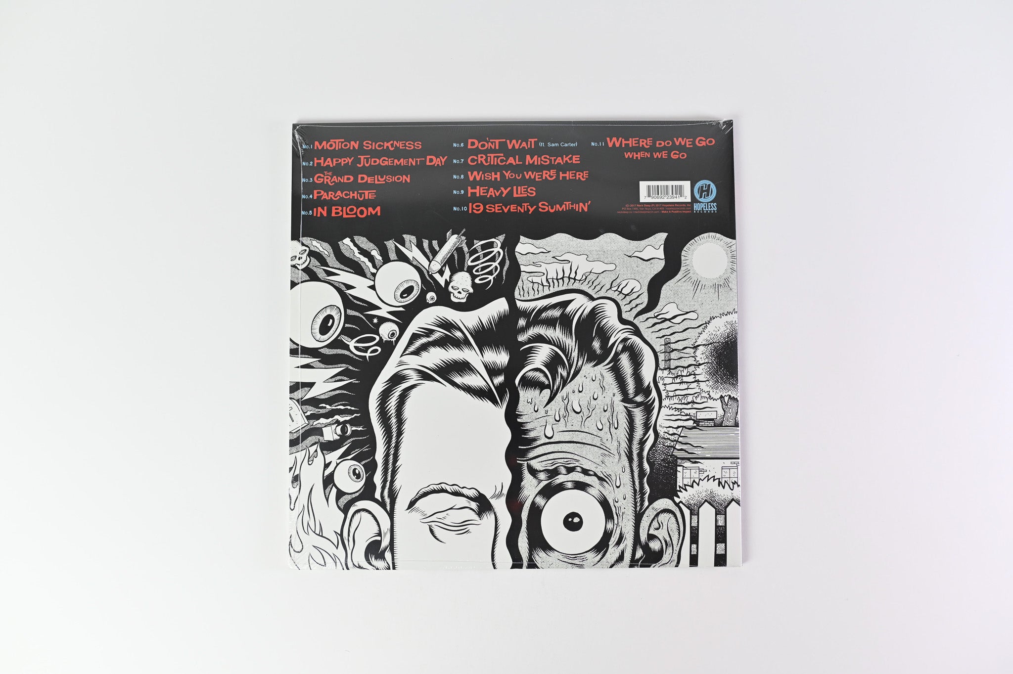 Neck Deep - The Peace and The Panic on Hopeless Blue/Green Smash with Black Splatter Sealed