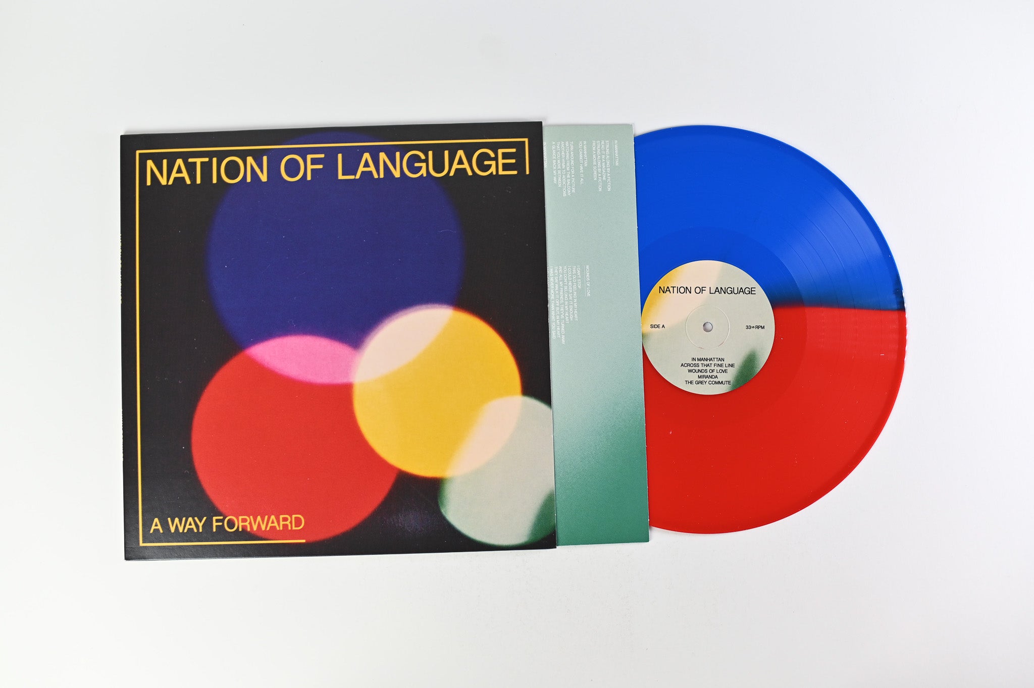 Nation Of Language - A Way Forward - Red/Blue Split Vinyl