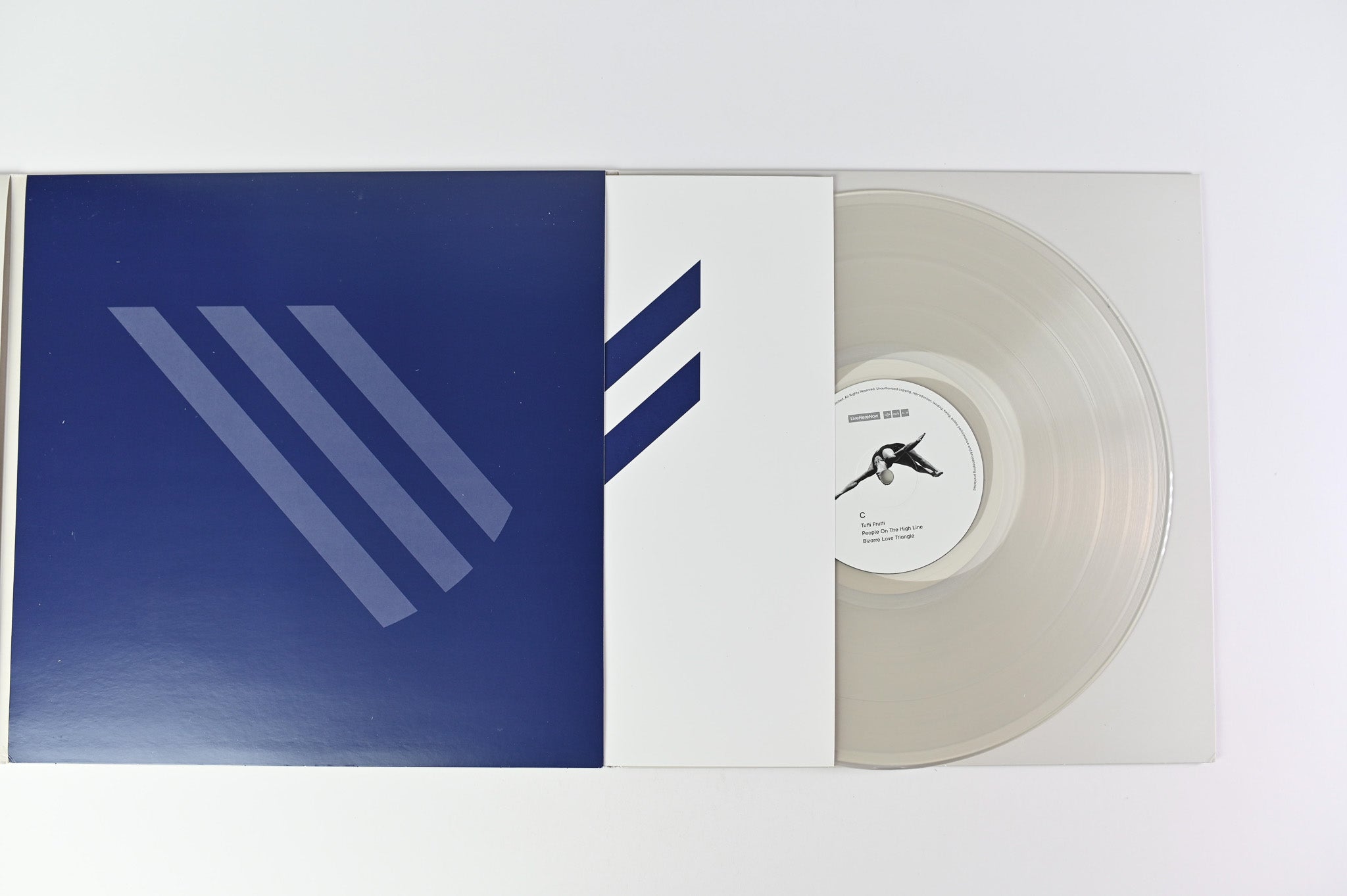 New Order - NOMC15 on Live Here Now Ltd Clear Vinyl