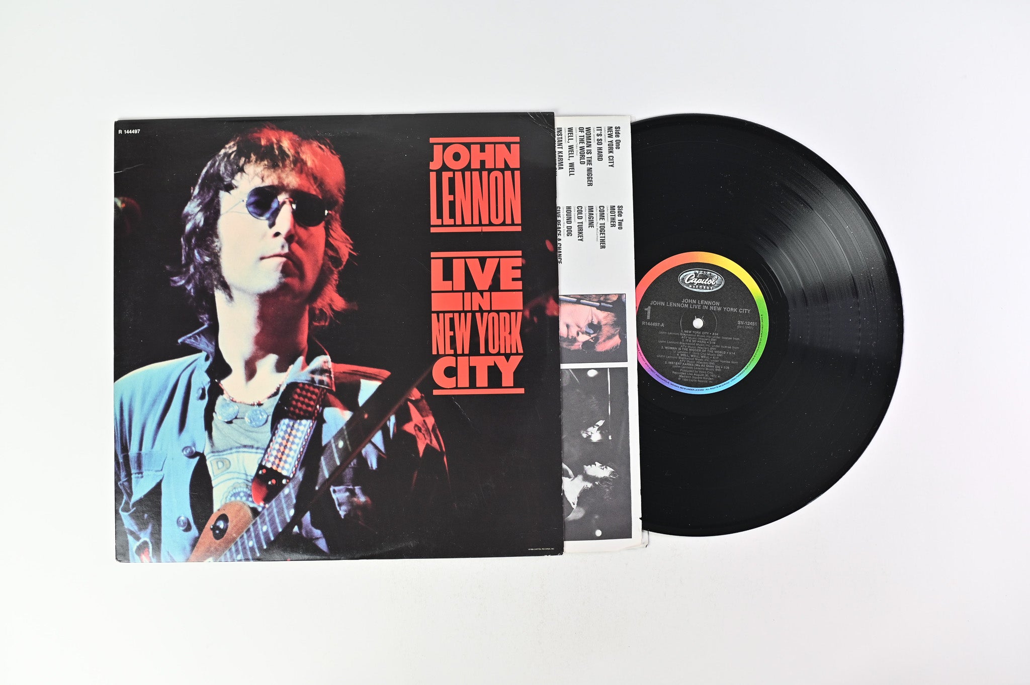 John Lennon - Live In New York City on Capitol Records