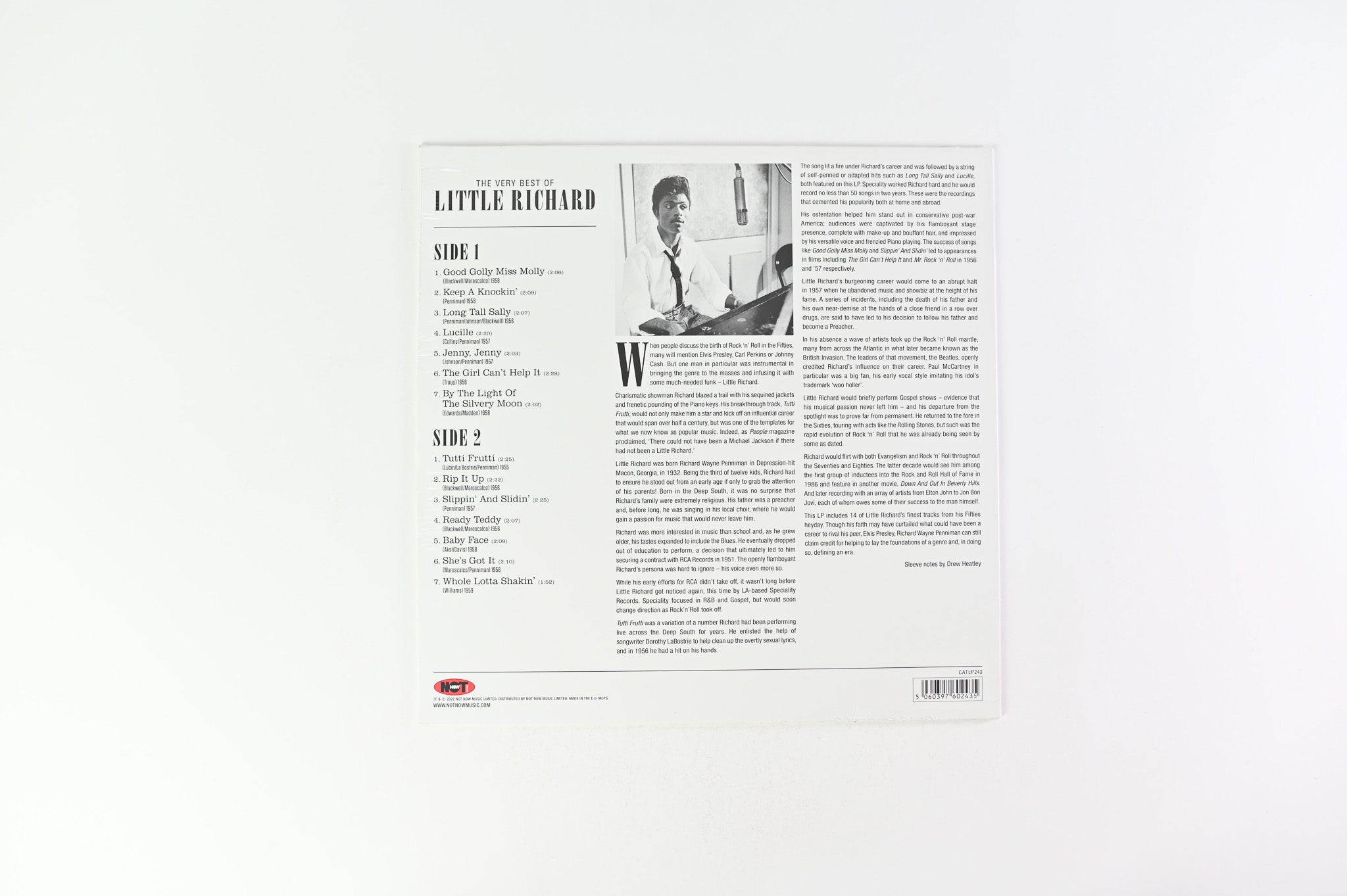 Little Richard - The Very Best of Little Richard on Not Now Music - Sealed