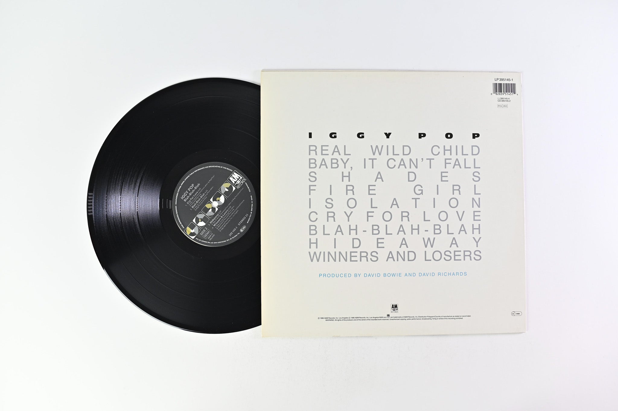 Iggy Pop - Blah-Blah-Blah on A&M Records