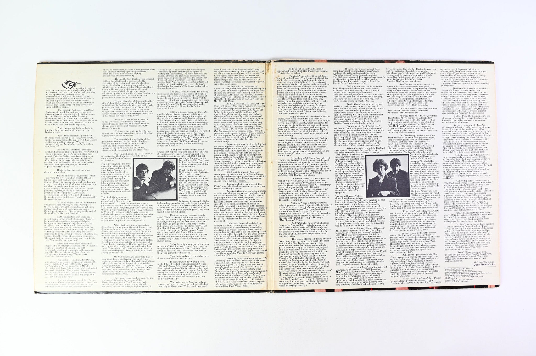 The Kinks - The Kink Kronikles on Reprise Records