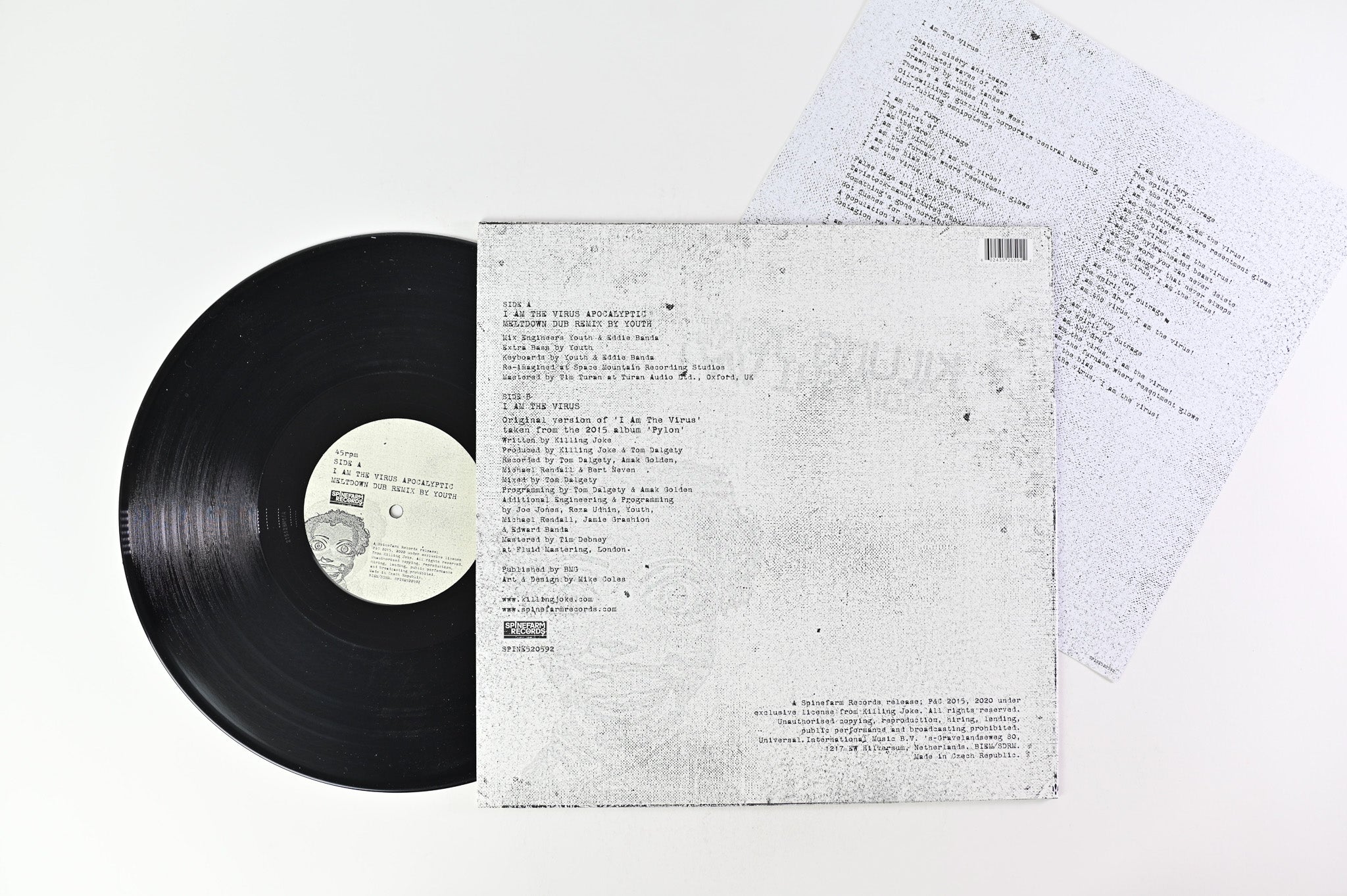 Killing Joke - I Am The Virus on Spinefarm Records