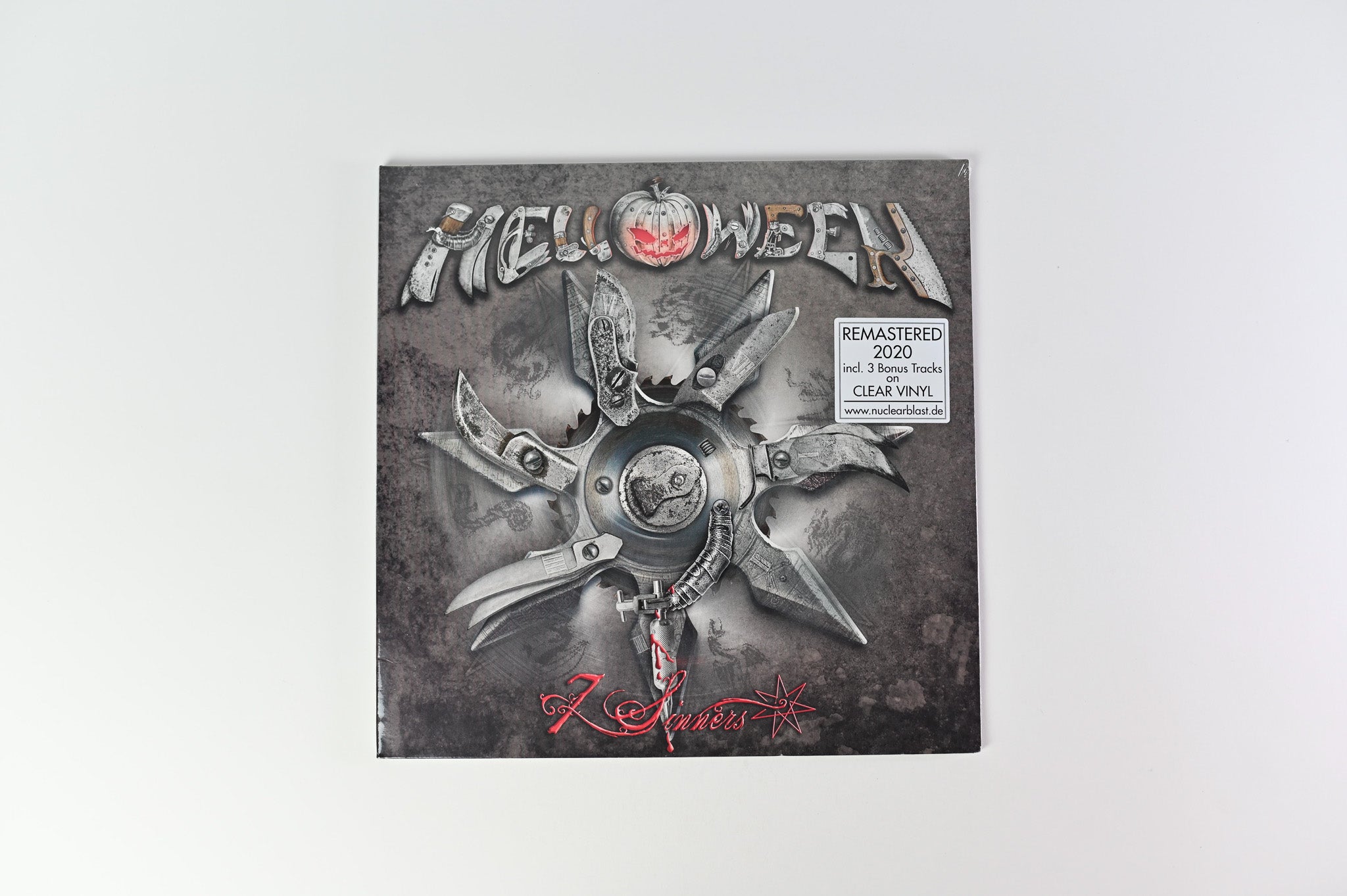 Helloween - 7 Sinners on Nuclear Blast Sealed Remastered Clear Reissue