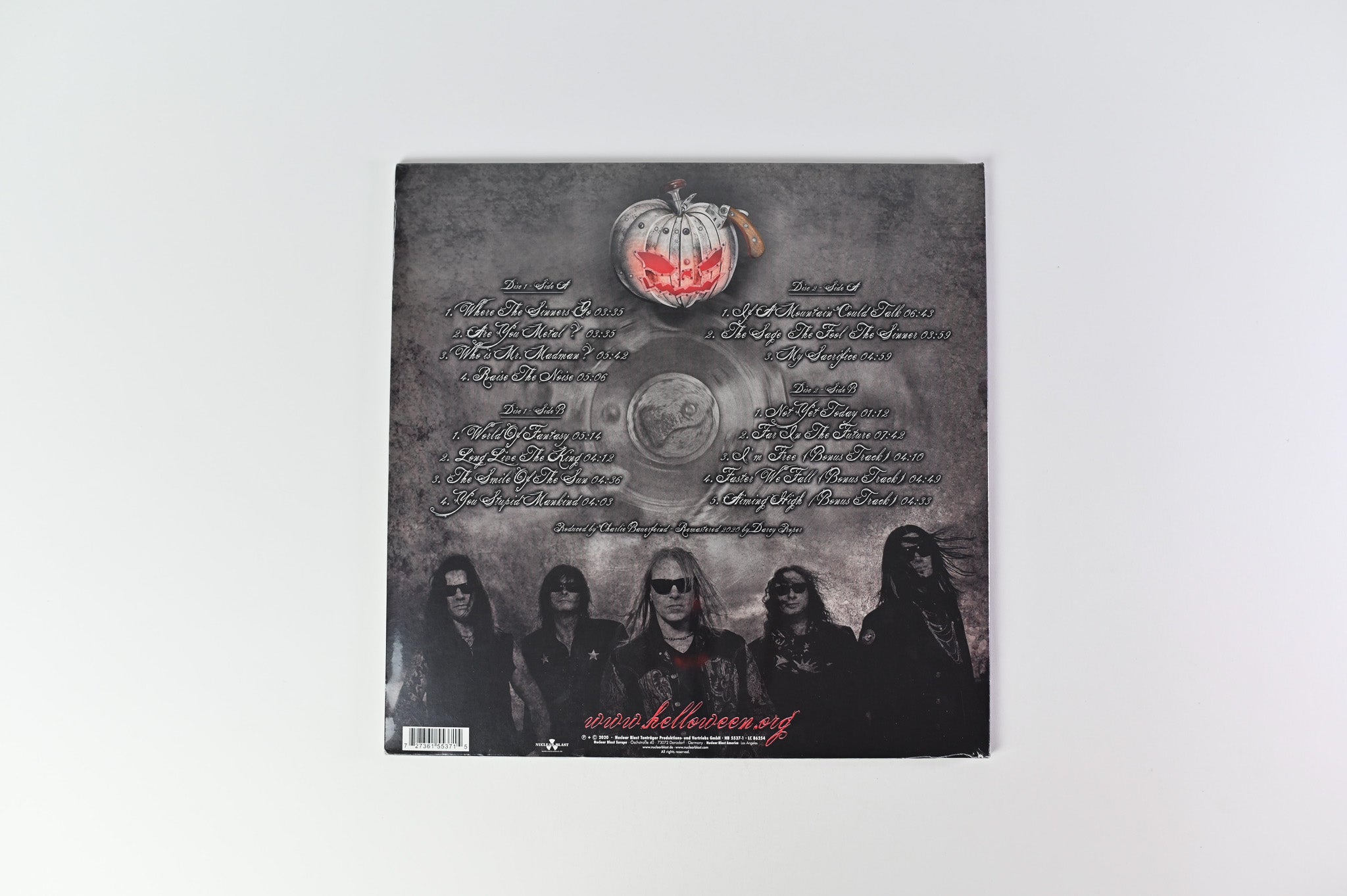 Helloween - 7 Sinners on Nuclear Blast Sealed Remastered Clear Reissue