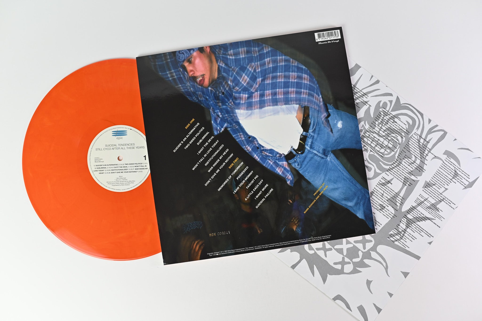 Suicidal Tendencies - Still Cyco After All These Years on Epic Ltd Numbered Flaming Vinyl Reissue
