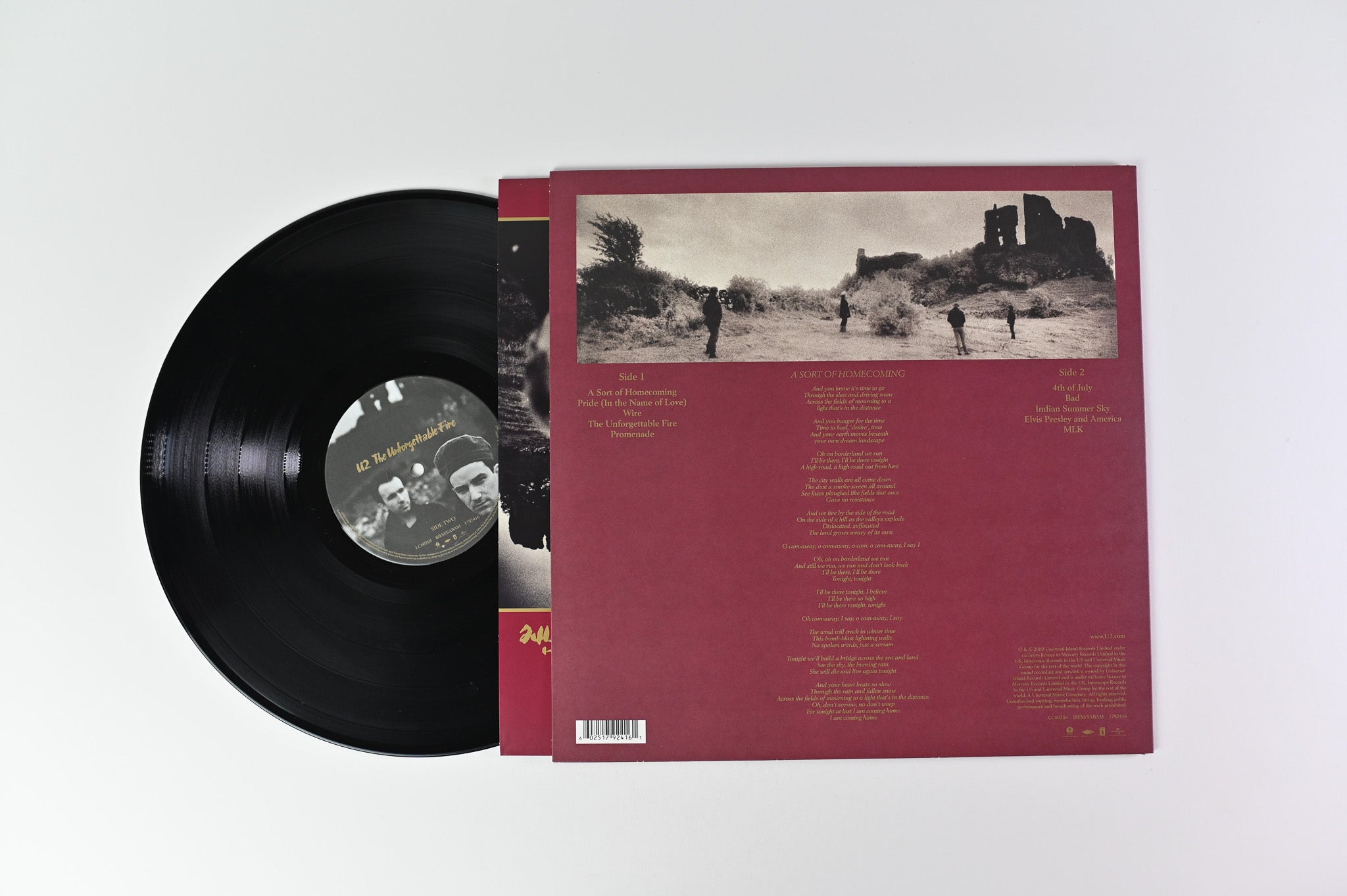 U2 - The Unforgettable Fire on Island Remastered Reissue