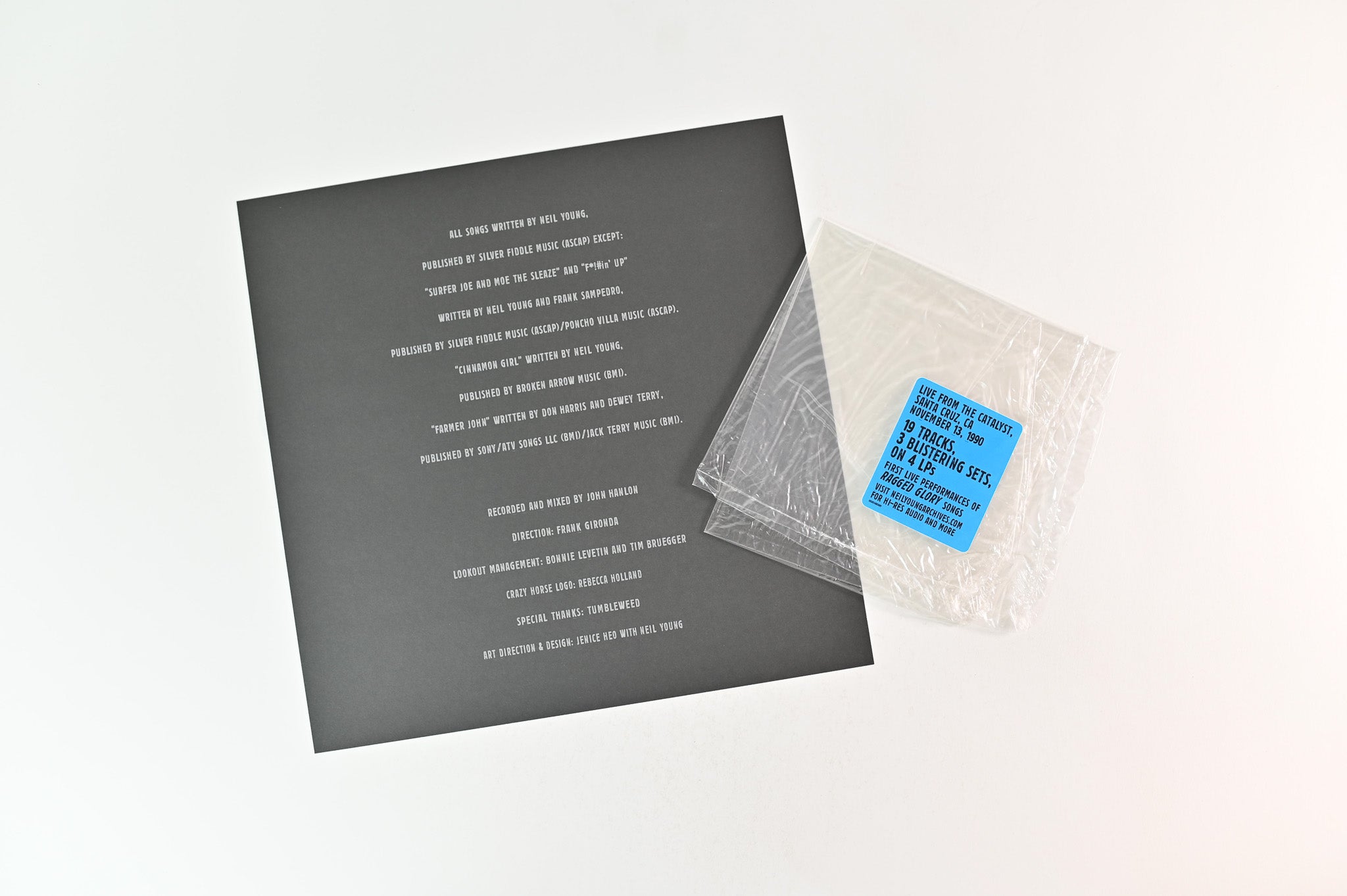 Neil Young - Way Down In The Rust Bucket on Reprise Records - 4-lp Box Set