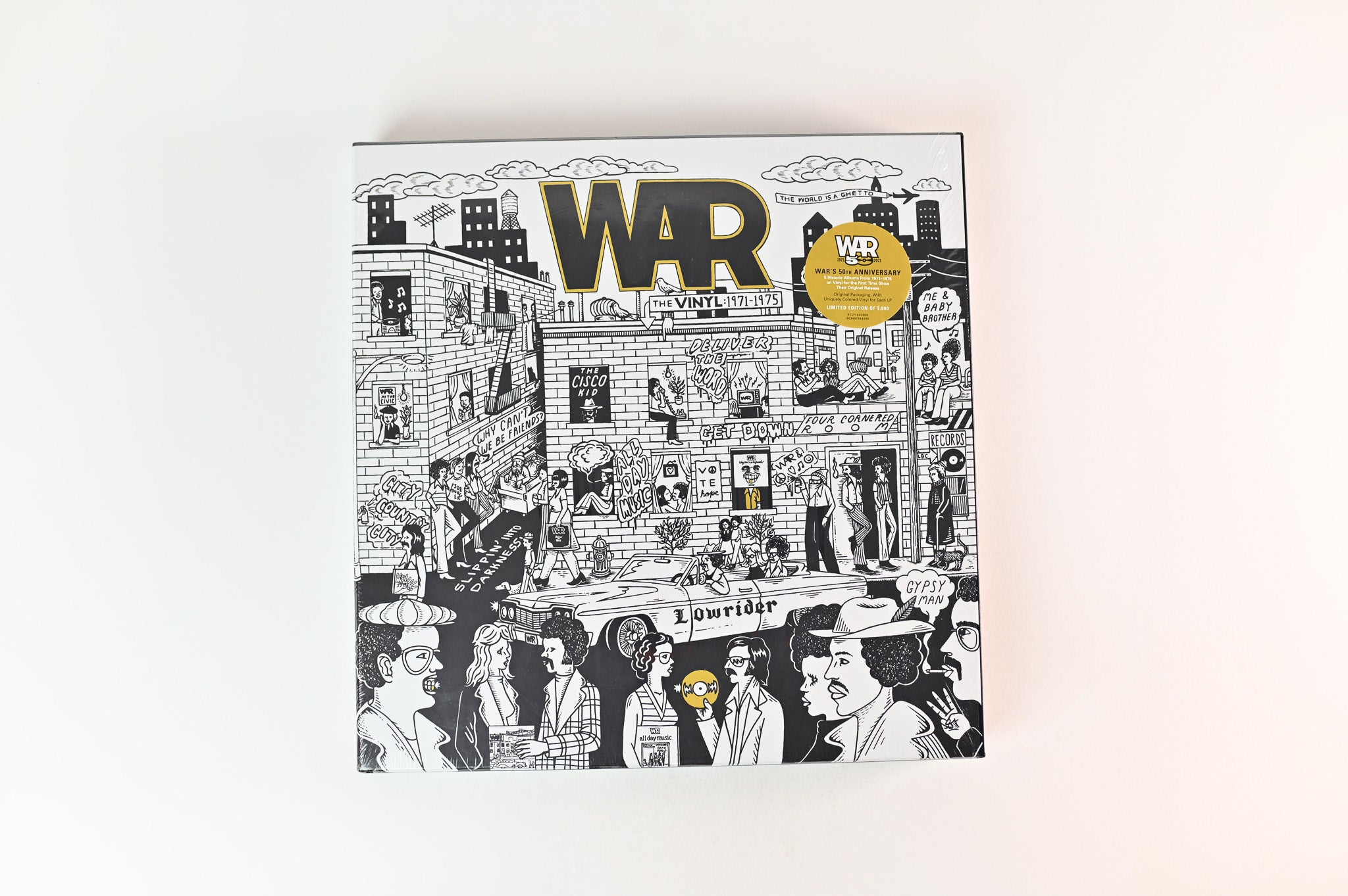 War - The Vinyl: 1971-1975 on Rhino - 5-lp Colored Vinyl Box Set - Record Store Day