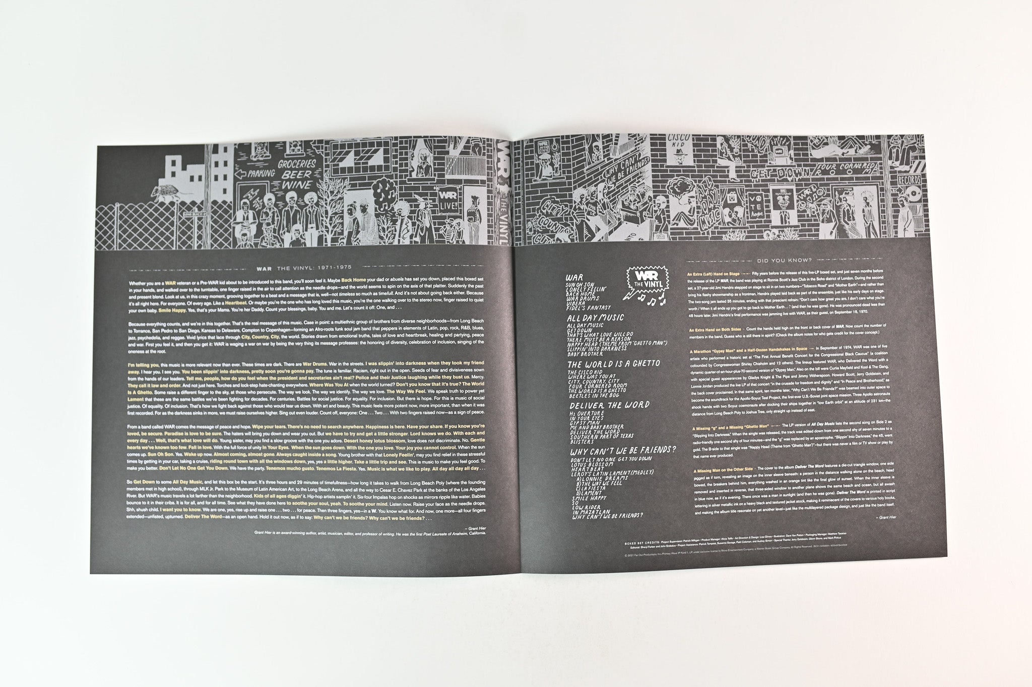 War - The Vinyl: 1971-1975 on Rhino - 5-lp Colored Vinyl Box Set - Record Store Day