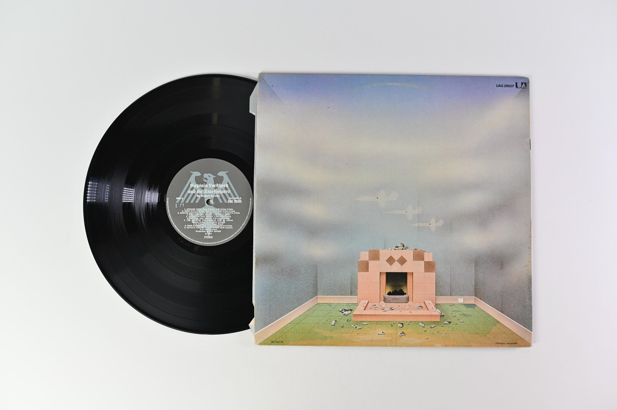 Robert Calvert - Captain Lockheed And The Starfighters on United Artists UK Press