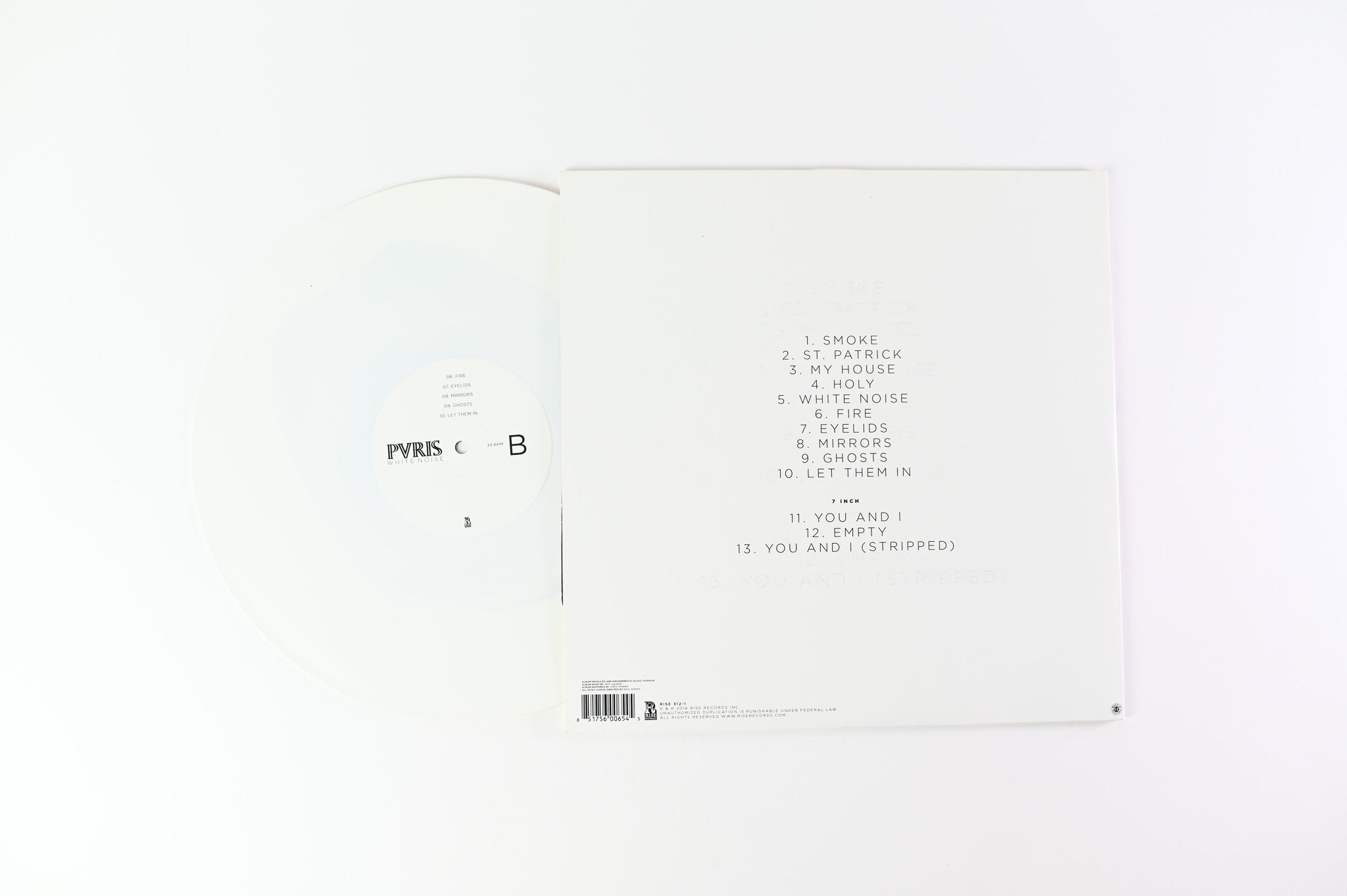 PVRIS - White Noise on Rise White with Grey Vinyl