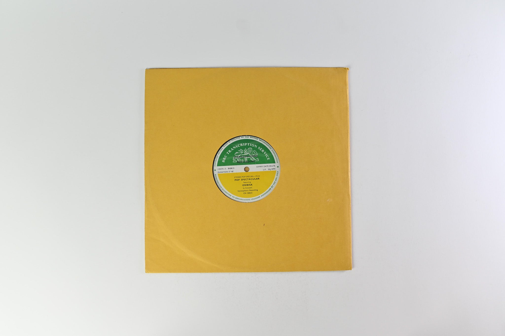 Osibisa - Stereo Pop Special-10 Rare BBC Transcription Live in London 1972