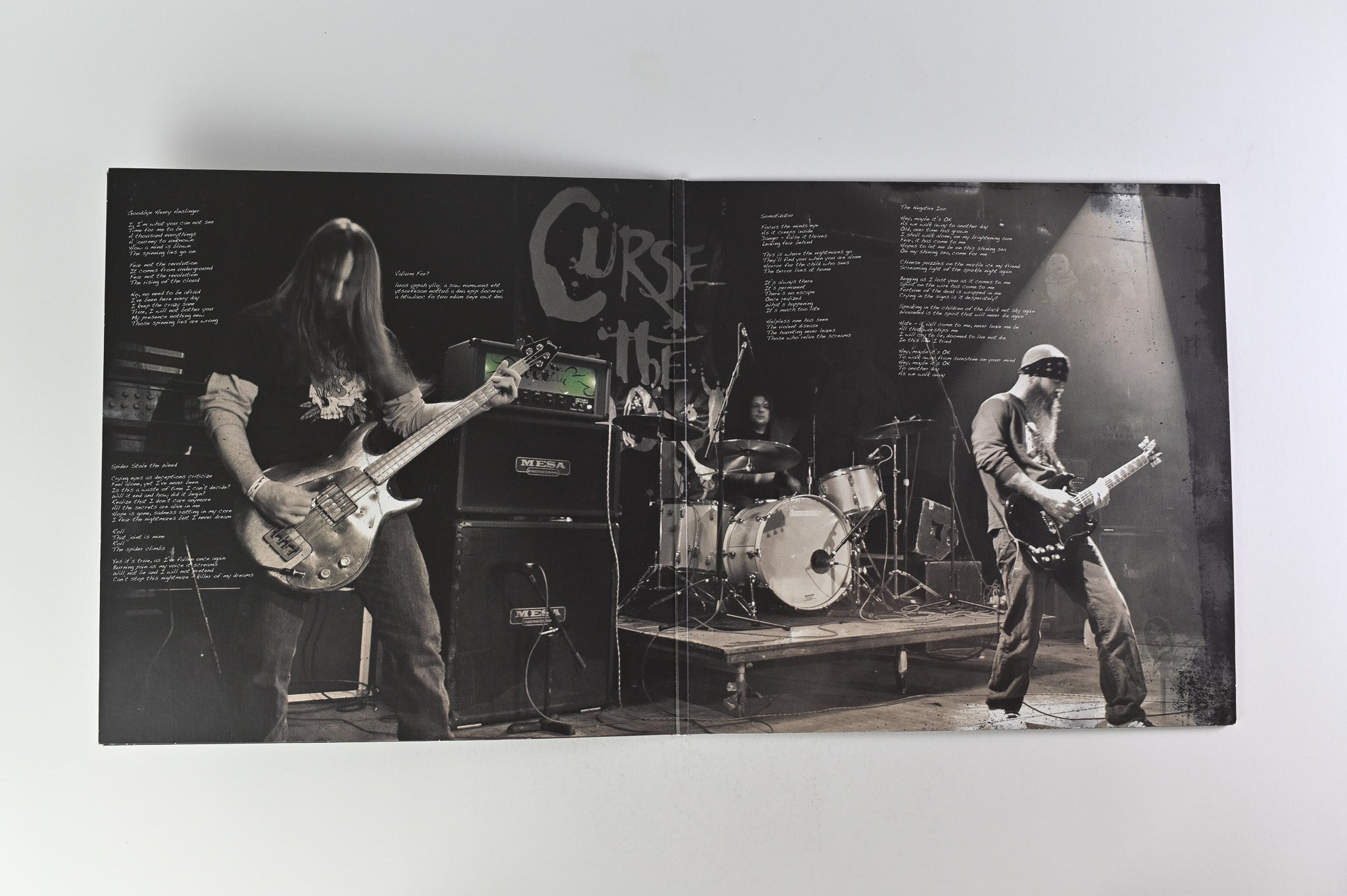 Curse The Son - Psychache on STB Ltd Numbered Die Hard Black And Bone With Blood Splatter Vinyl