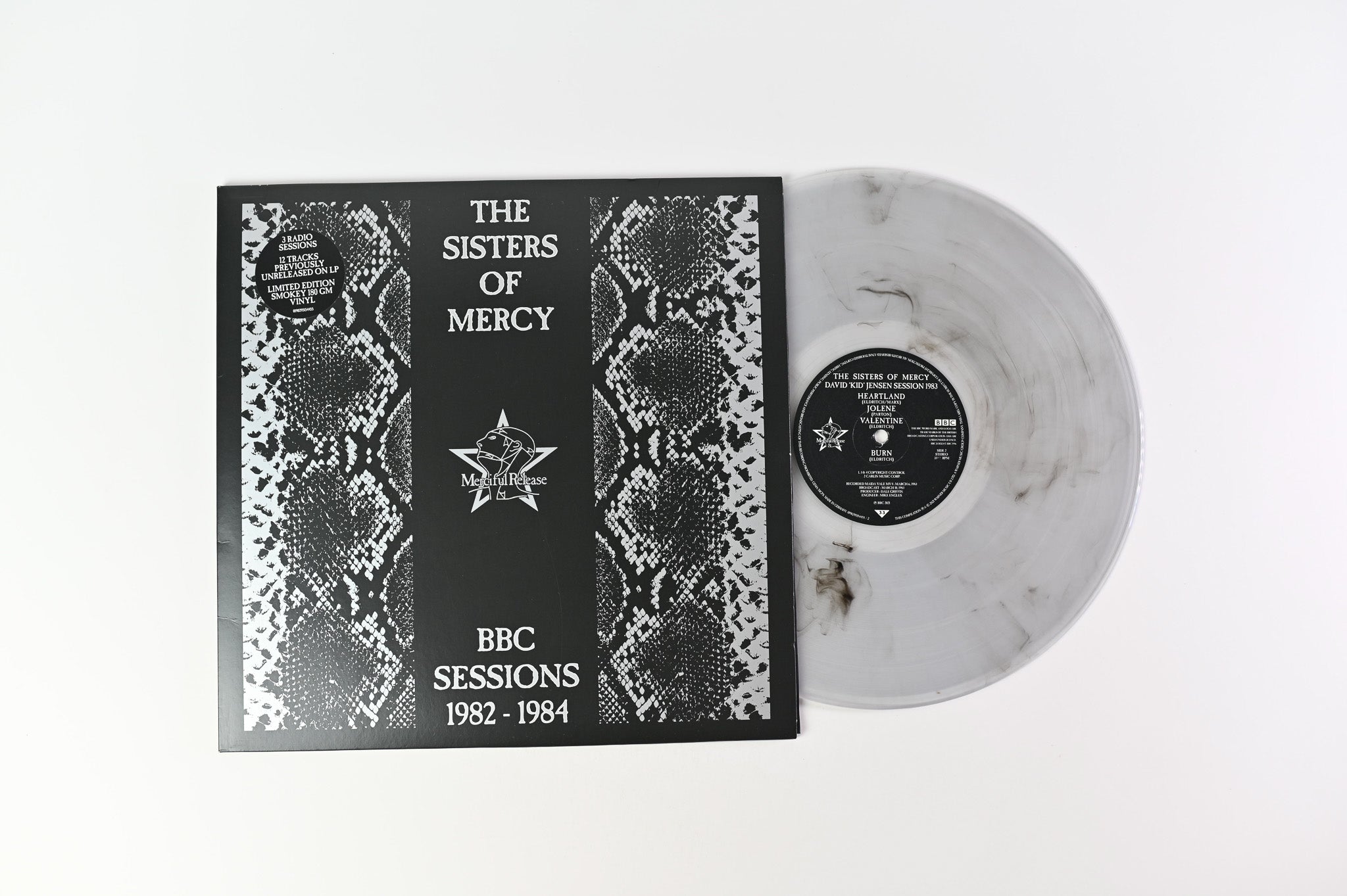 The Sisters Of Mercy - BBC Sessions 1982-1984 on BBC Ltd RSD 2021 Grey & Black Smokey Vinyl