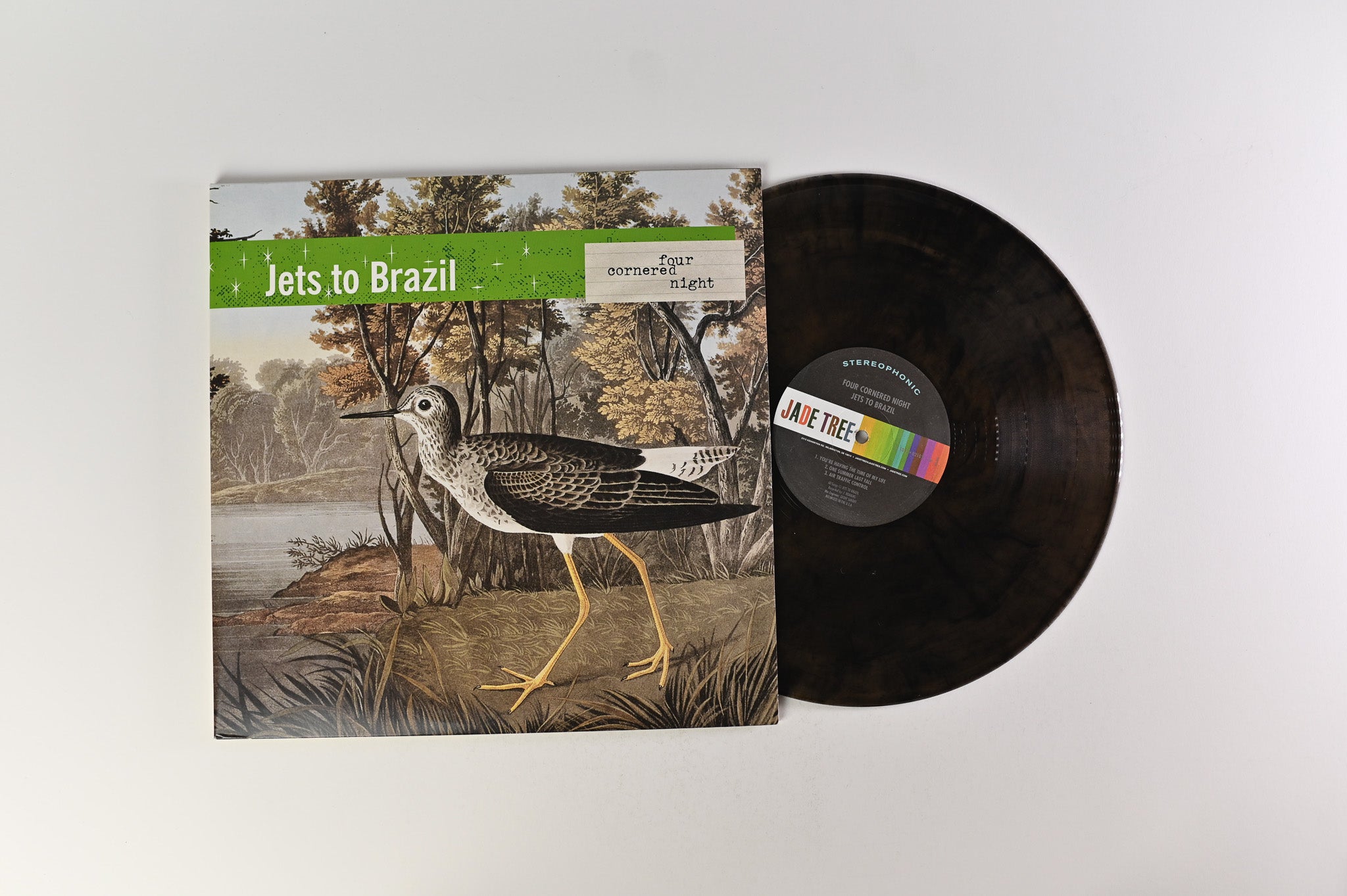 Jets To Brazil - Four Cornered Night on Epitaph Clear / Black Vinyl Reissue