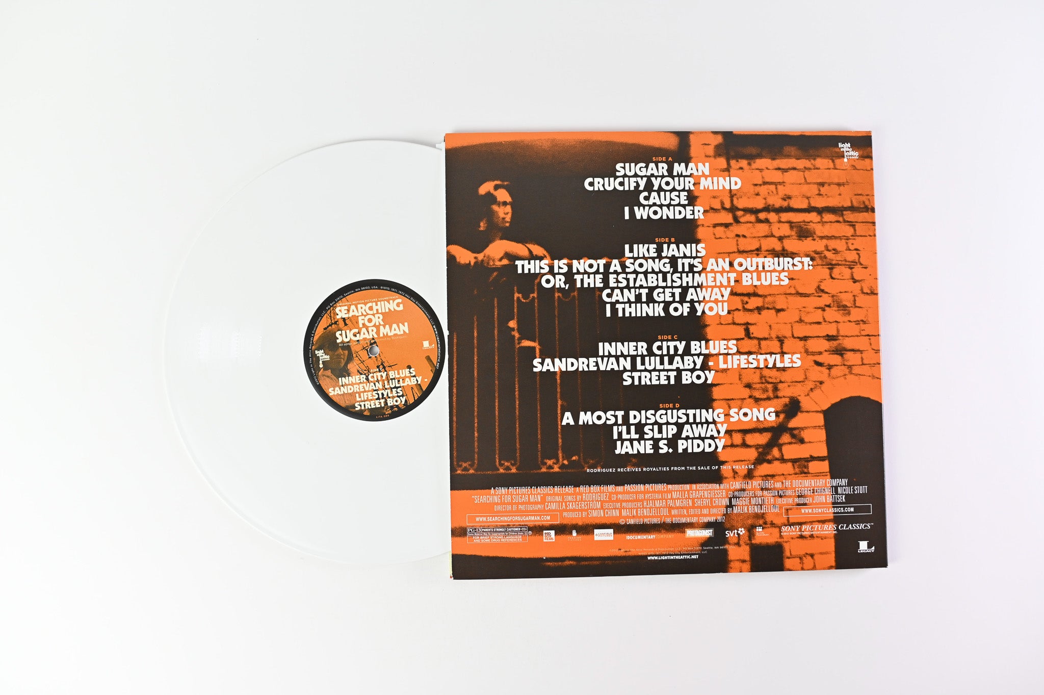 Sixto Rodriguez - Searching For Sugar Man - Original Soundtrack on Light in the Attic White Vinyl