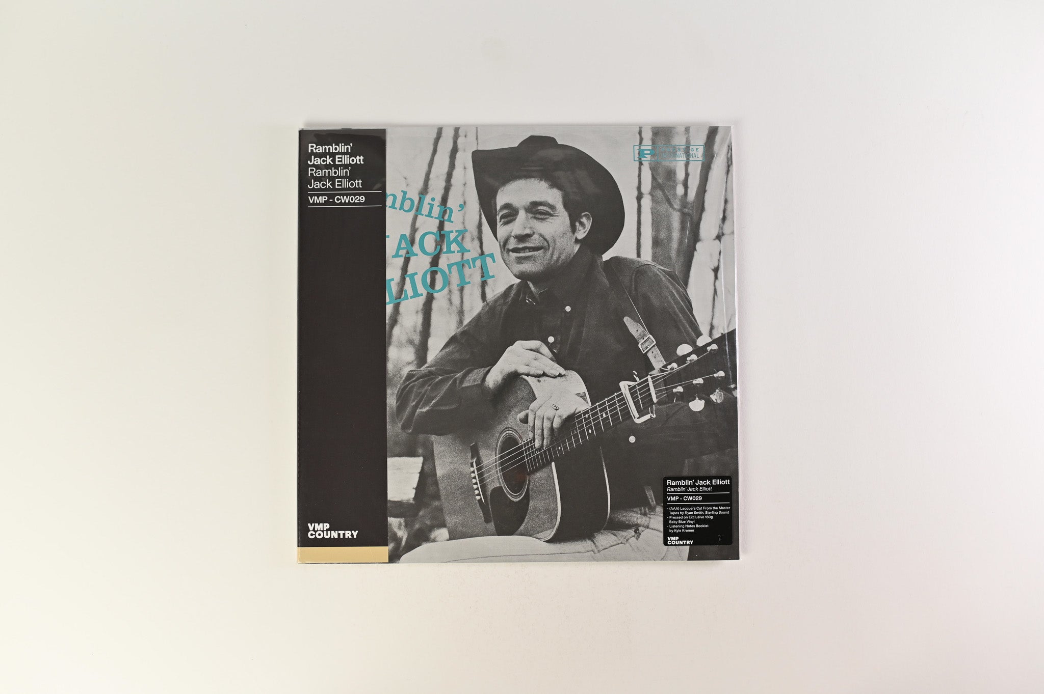 Ramblin' Jack Elliott - Ramblin' Jack Elliott Reissue on Prestige International/Vinyl Me, Please Baby Blue Vinyl