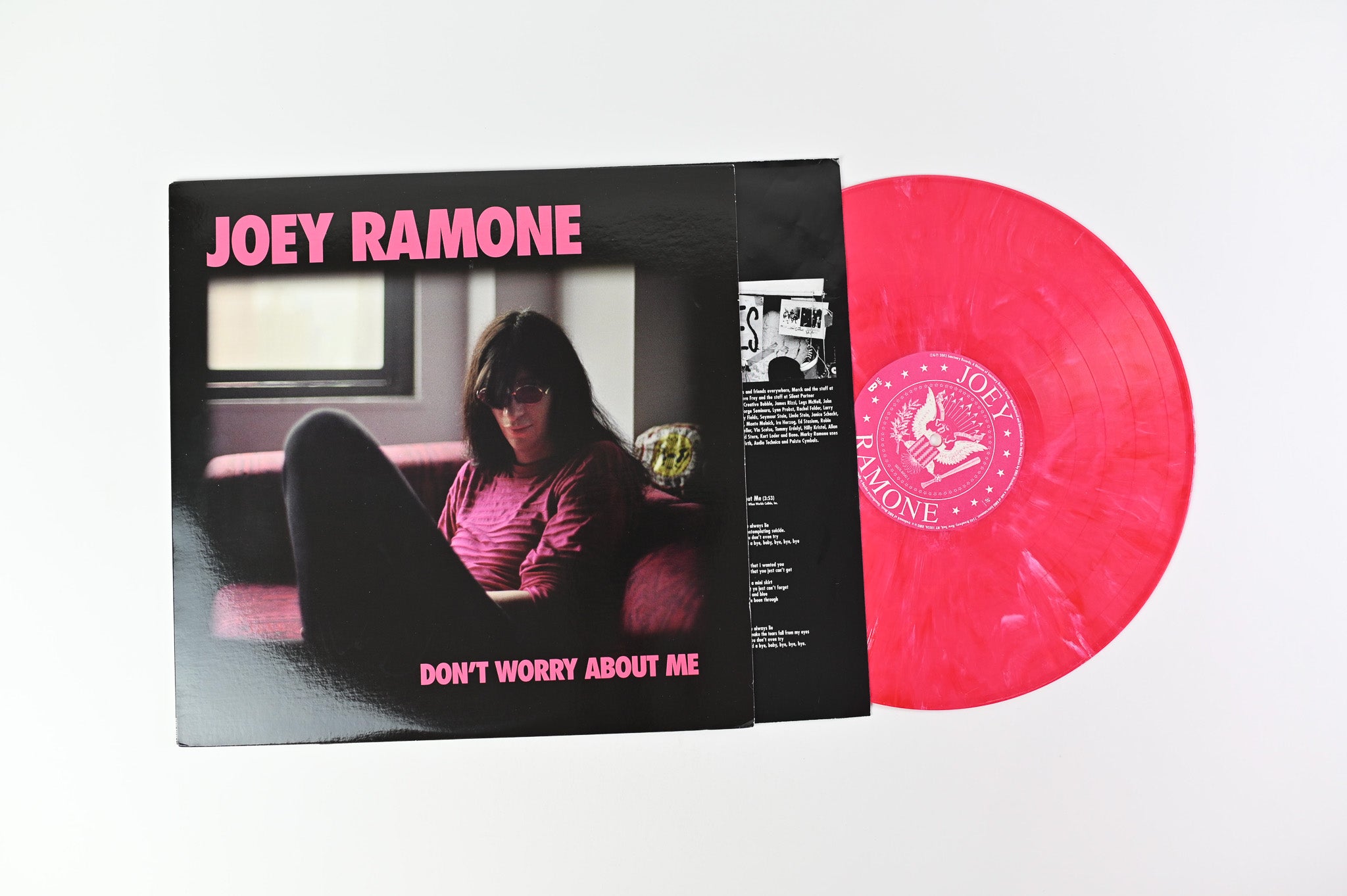 Joey Ramone Don't worry about me lp レコード Joey Ramone – Don't Worry About Me – Vinyl (Pink & Black