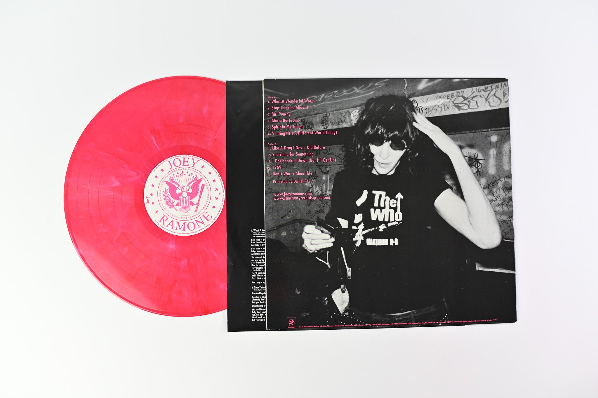 Joey Ramone - Don't Worry About Me on Sanctuary Ltd Edition Pink Vinyl