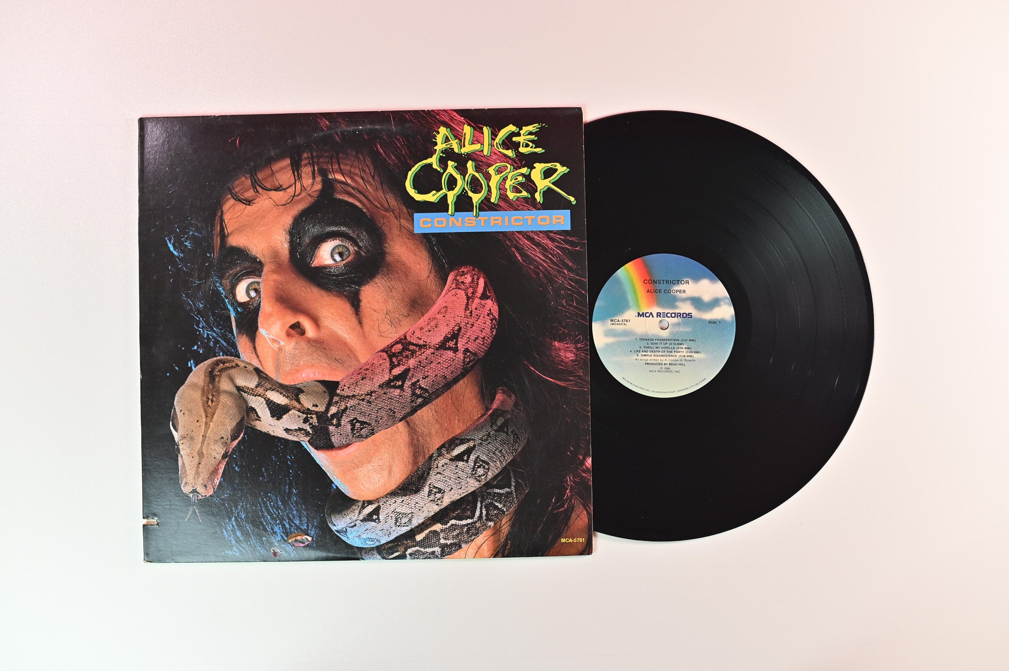 Alice Cooper - Constrictor on MCA Records