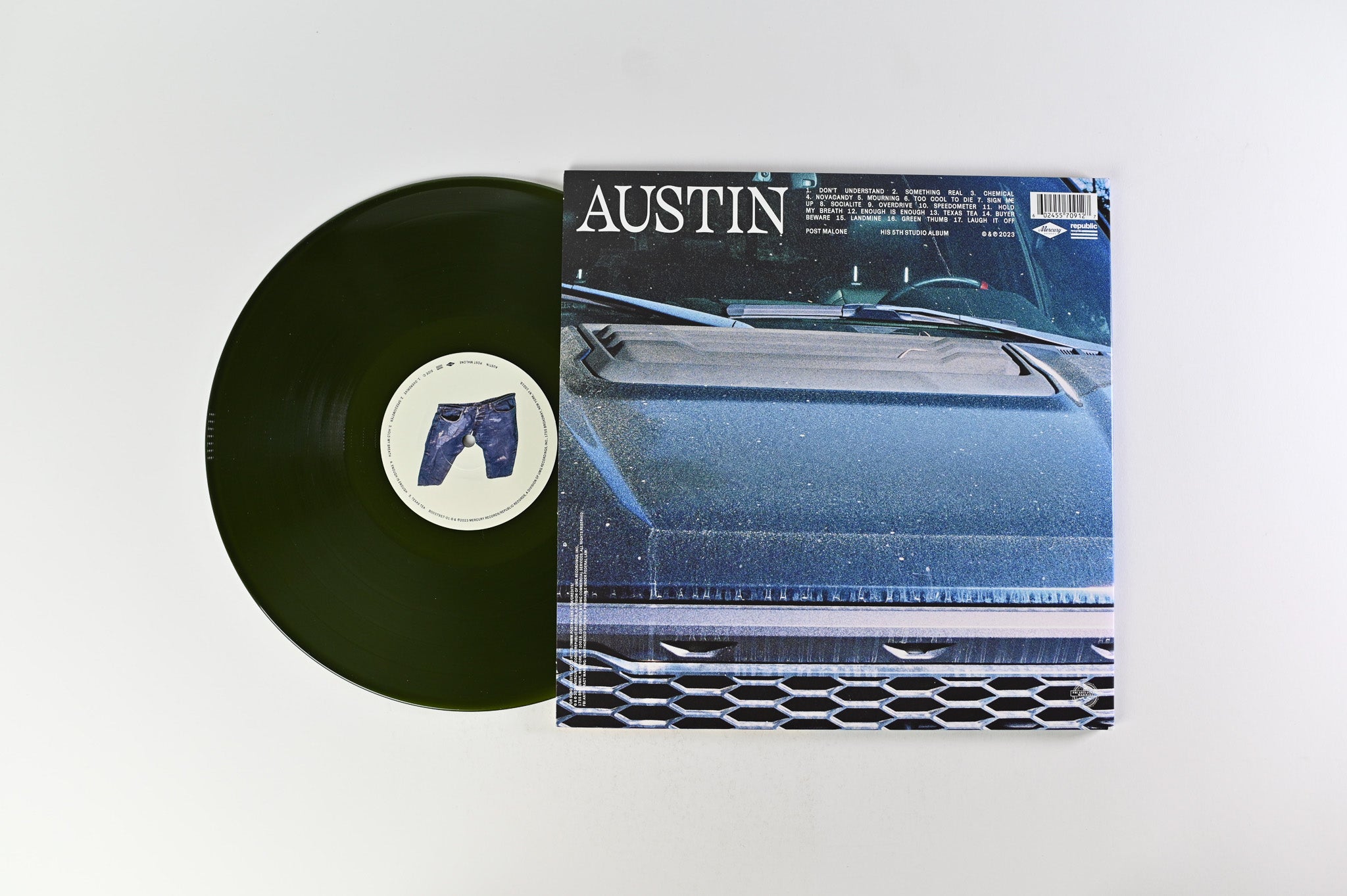 Post Malone - Austin on Mercury/Republic Records Forest Green Vinyl