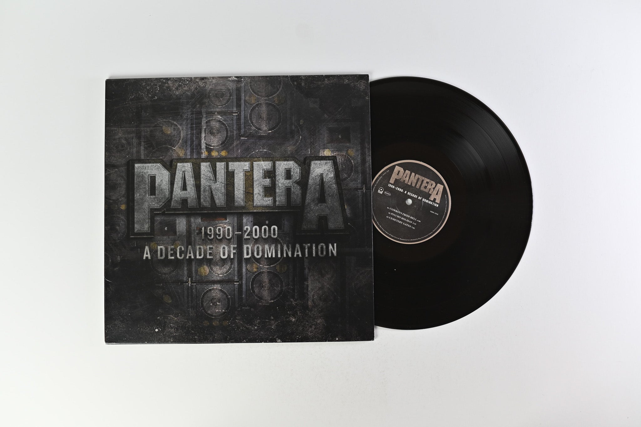 Pantera - 1990-2000: A Decade Of Domination on Rhino/ATCO Records Black Ice Translucent Vinyl