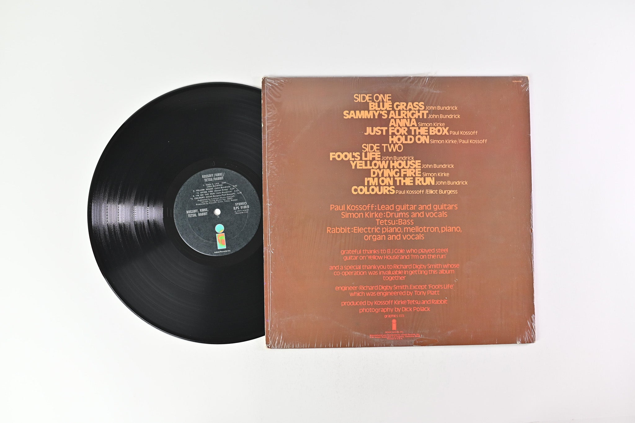 Kossoff, Kirke, Tetsu & Rabbit - Kossoff/Kirke/Tetsu/Rabbit on Island Records