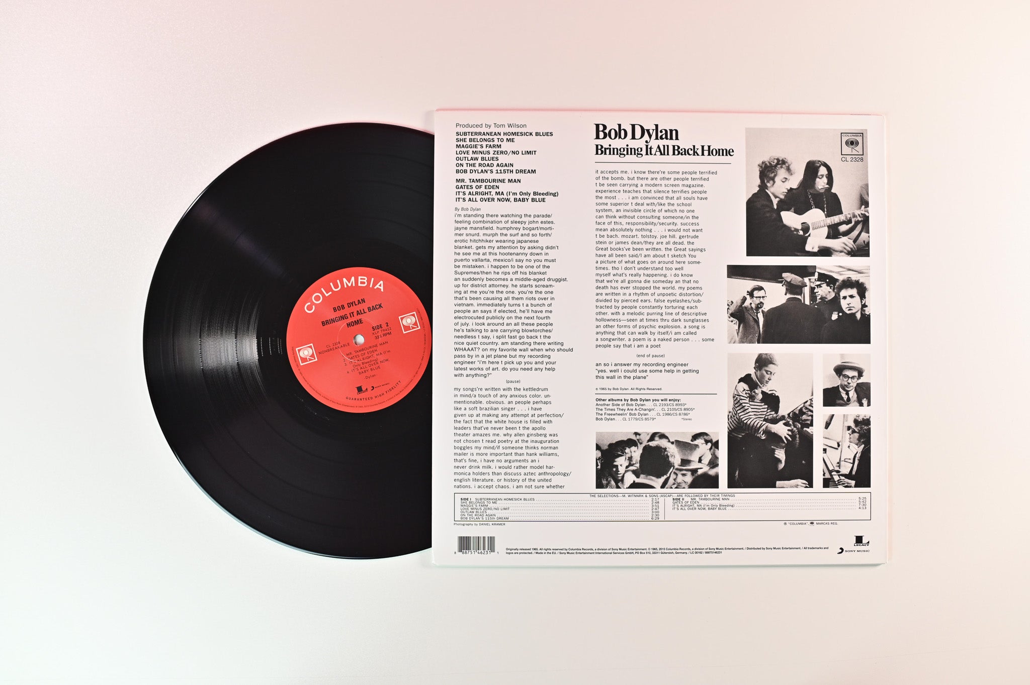 Bob Dylan - Bringing It All Back Home on Columbia / Legacy