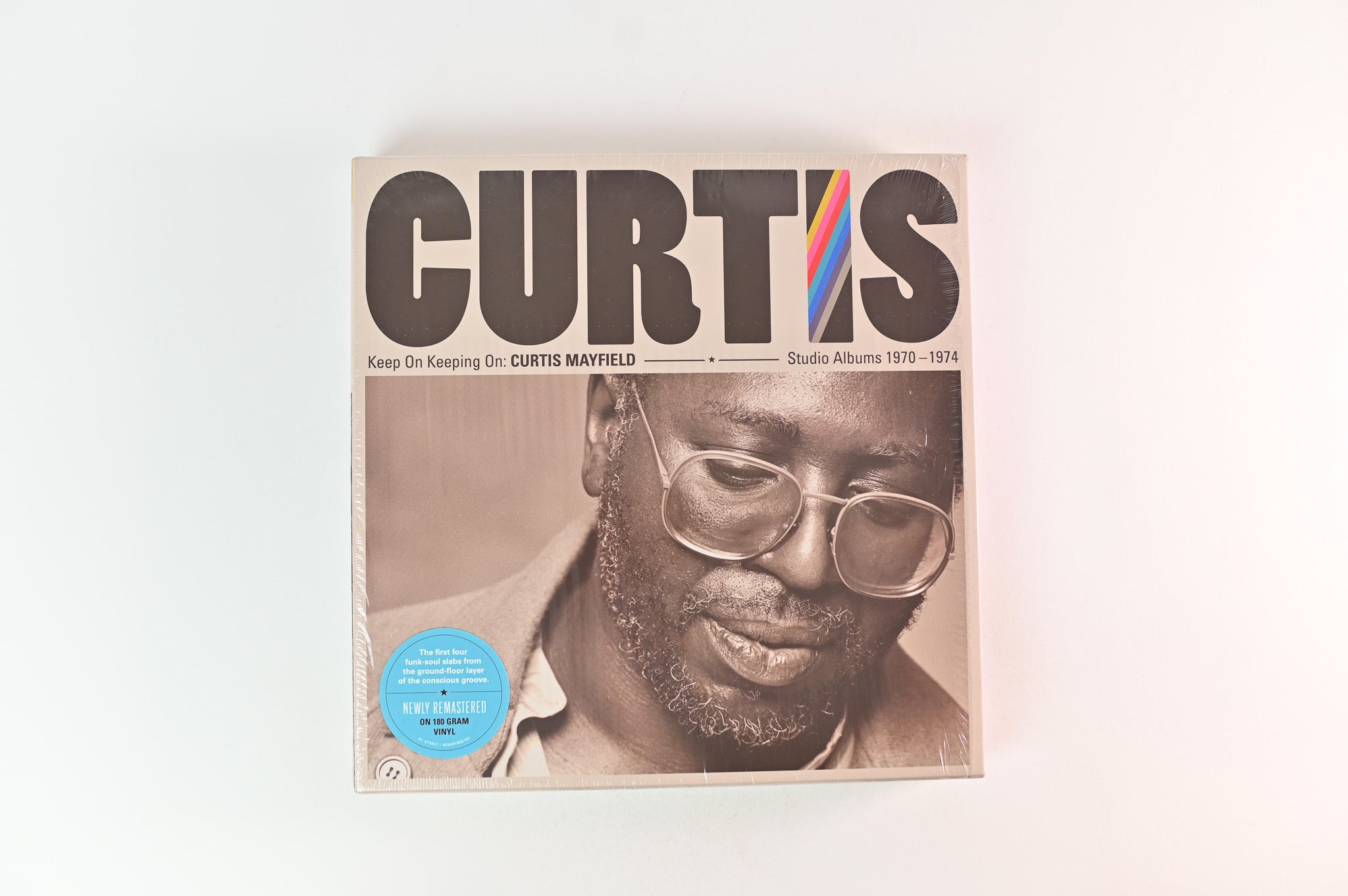 Curtis Mayfield - Keep On Keeping On: Curtis Mayfield Studio Albums 1970-1974 on Rhino Records - 4-lp Box Set