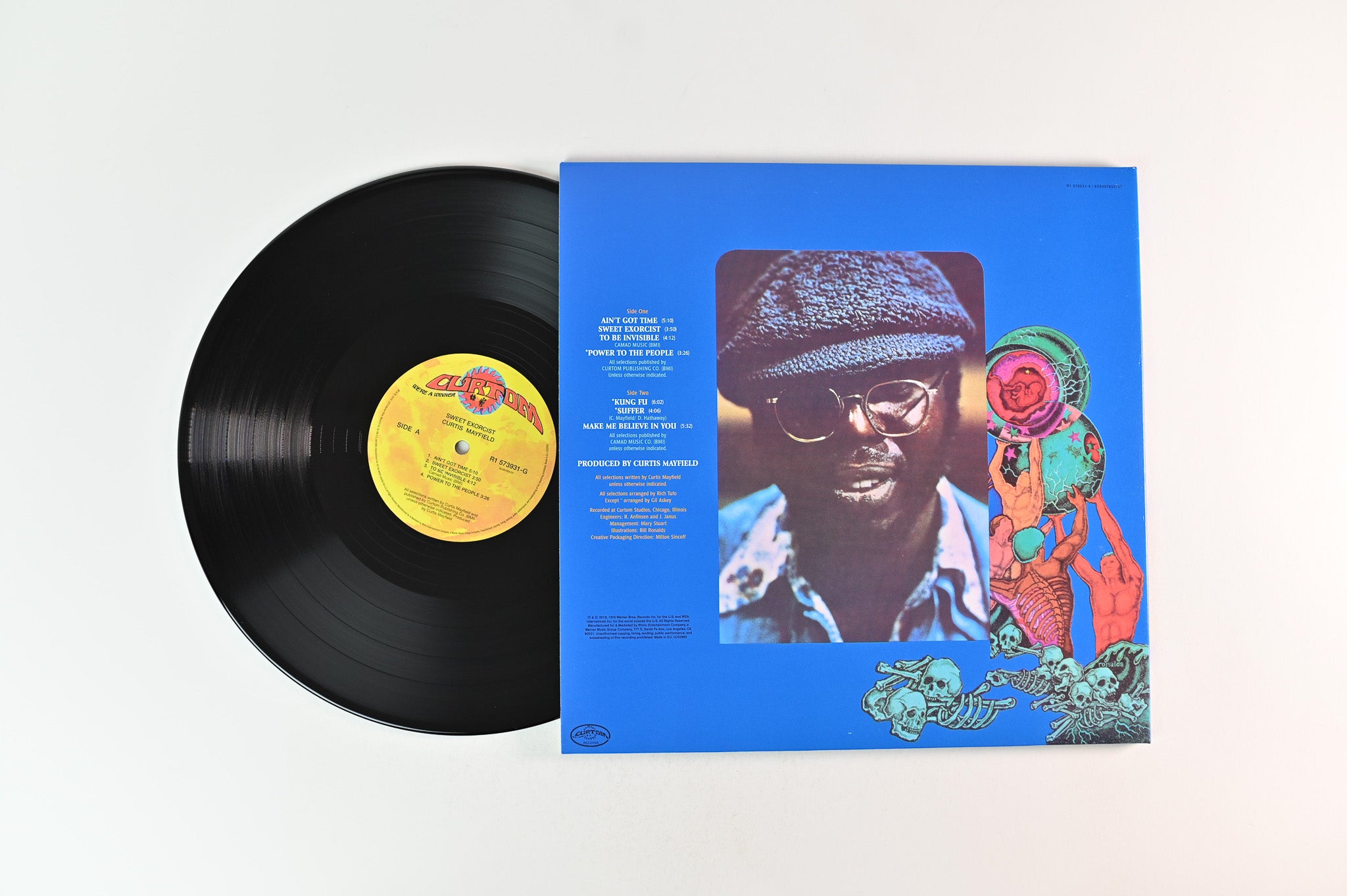 Curtis Mayfield - Keep On Keeping On: Curtis Mayfield Studio Albums 1970-1974 on Rhino Records - 4-lp Box Set