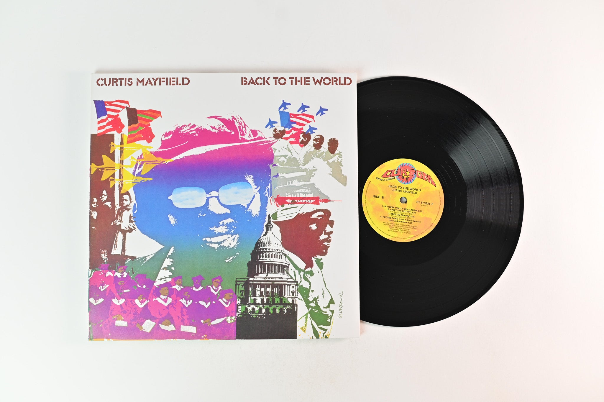 Curtis Mayfield - Keep On Keeping On: Curtis Mayfield Studio Albums 1970-1974 on Rhino Records - 4-lp Box Set