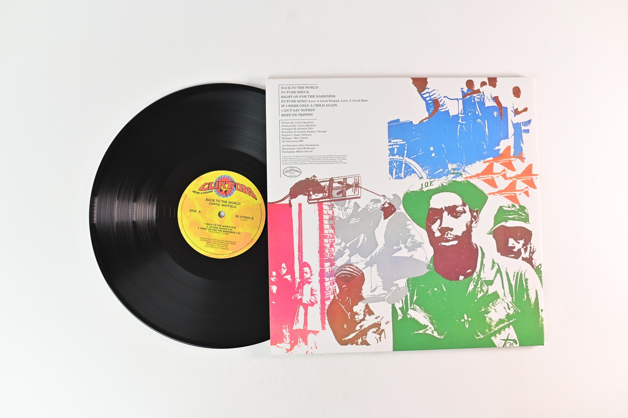 Curtis Mayfield - Keep On Keeping On: Curtis Mayfield Studio Albums 1970-1974 on Rhino Records - 4-lp Box Set