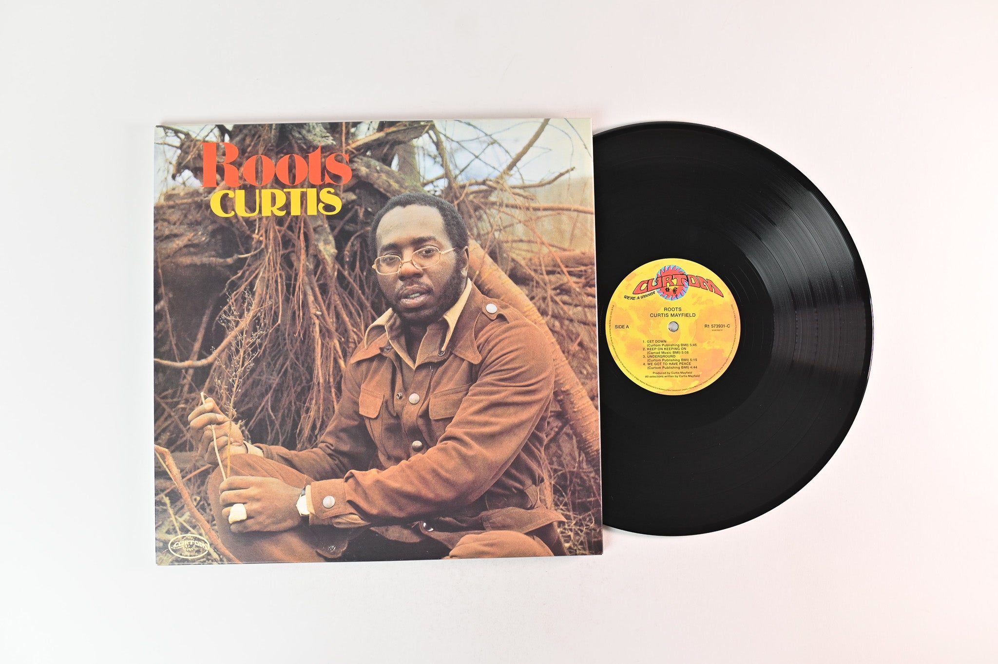 Curtis Mayfield - Keep On Keeping On: Curtis Mayfield Studio Albums 1970-1974 on Rhino Records - 4-lp Box Set