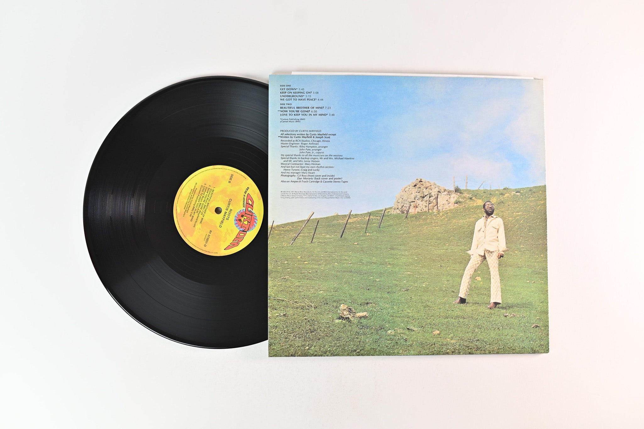 Curtis Mayfield - Keep On Keeping On: Curtis Mayfield Studio Albums 1970-1974 on Rhino Records - 4-lp Box Set