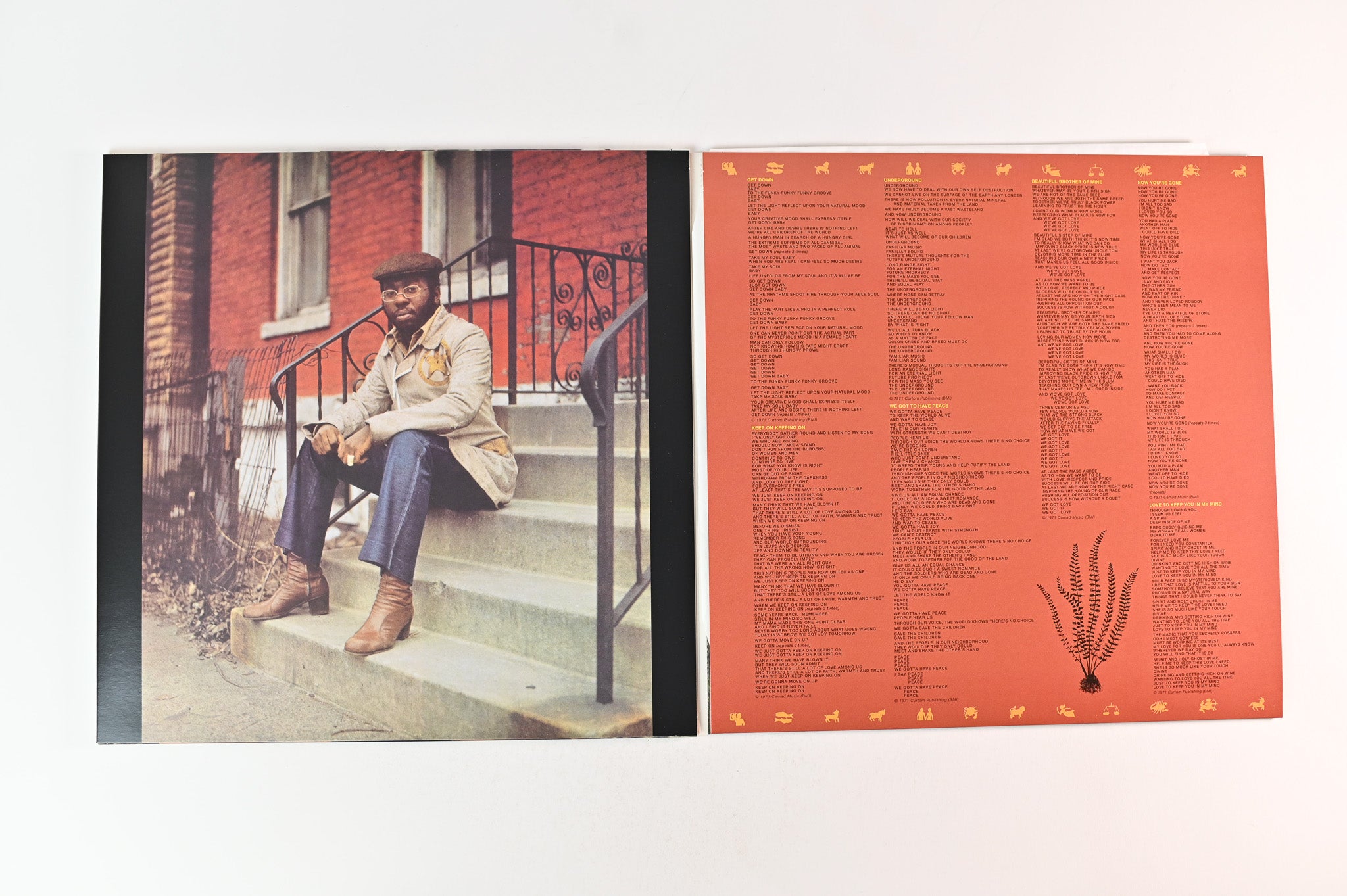 Curtis Mayfield - Keep On Keeping On: Curtis Mayfield Studio Albums 1970-1974 on Rhino Records - 4-lp Box Set