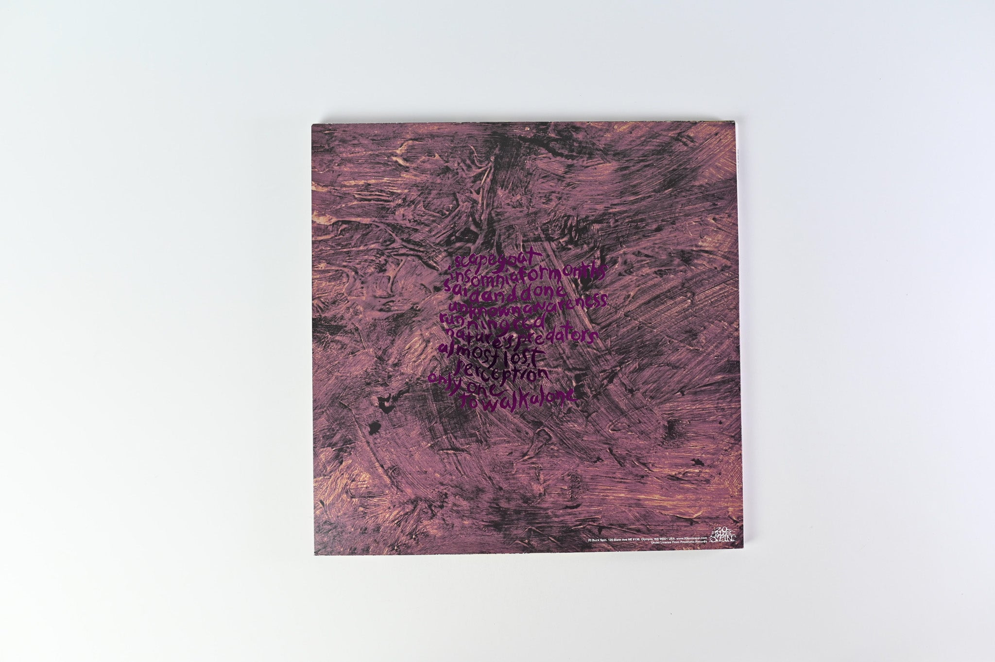 Kylesa - Static Tensions on 20 Buck Spin Yellow & Purple Black Marble