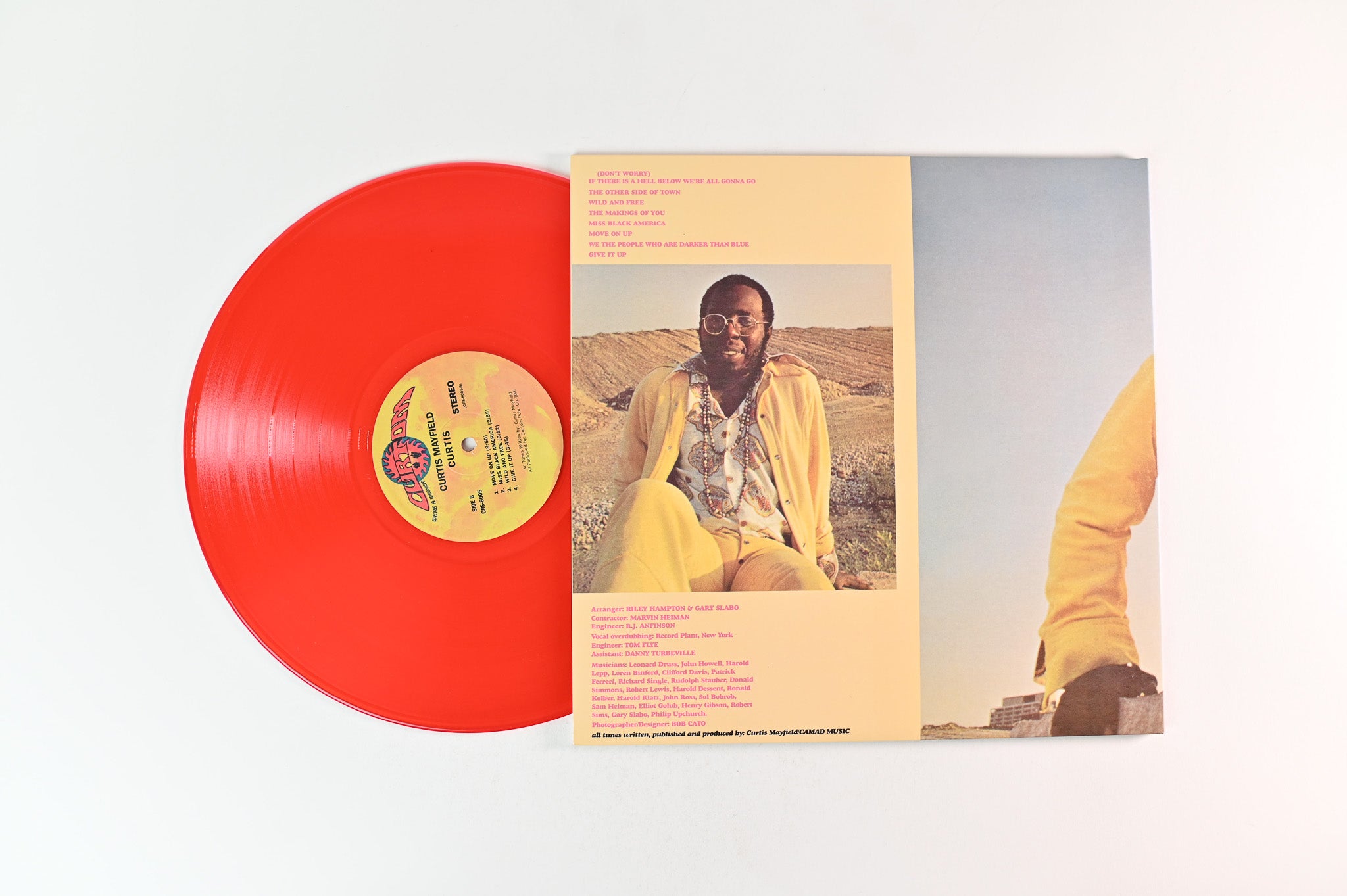 Curtis Mayfield - Keep On Keeping On: Curtis Mayfield Studio Albums 1970-1974 on Rhino Records - 4-lp Box Set