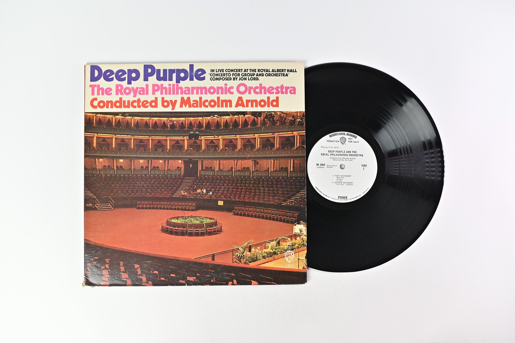 Deep Purple - Concerto For Group And Orchestra on Warner Bros. Records Promo