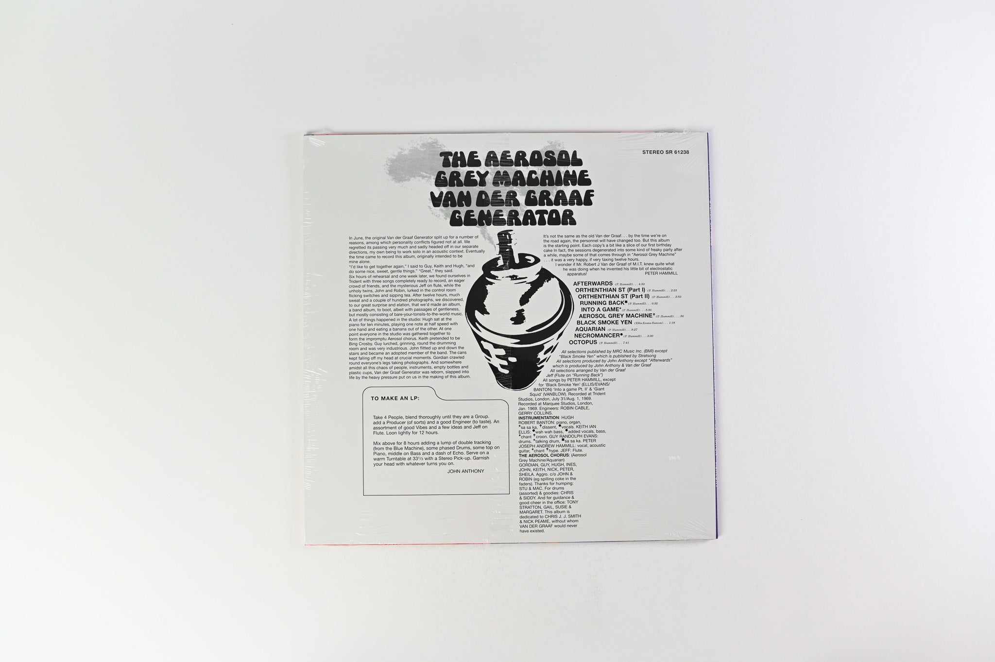 Van Der Graaf Generator - The Aerosol Grey Machine on Mercury Reissue