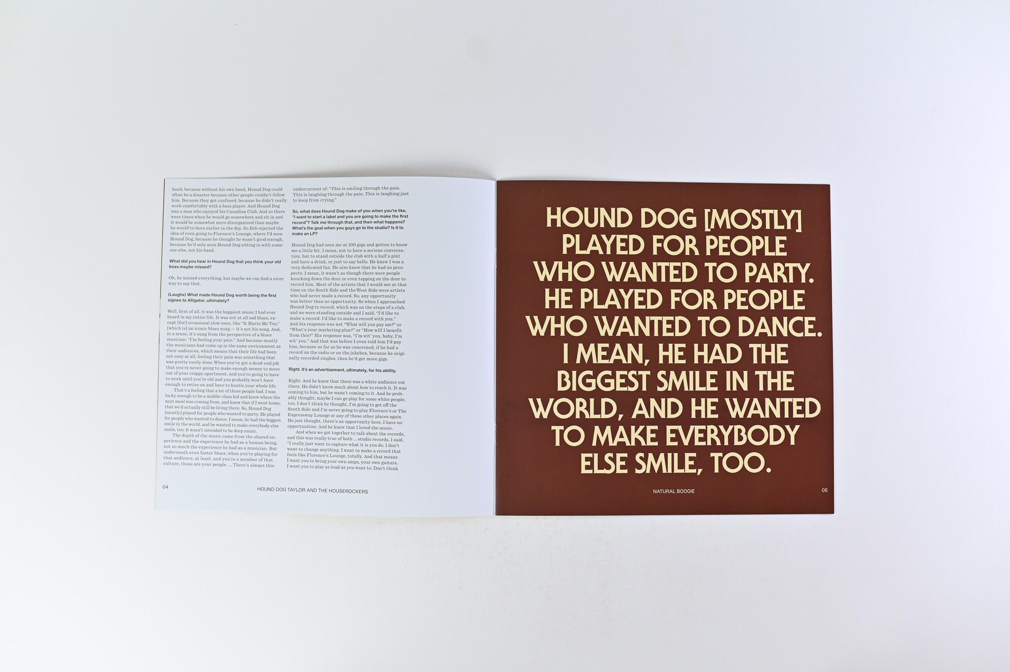 Hound Dog Taylor & The House Rockers - Natural Boogie Reissue on Alligator/Vinyl Me, Please