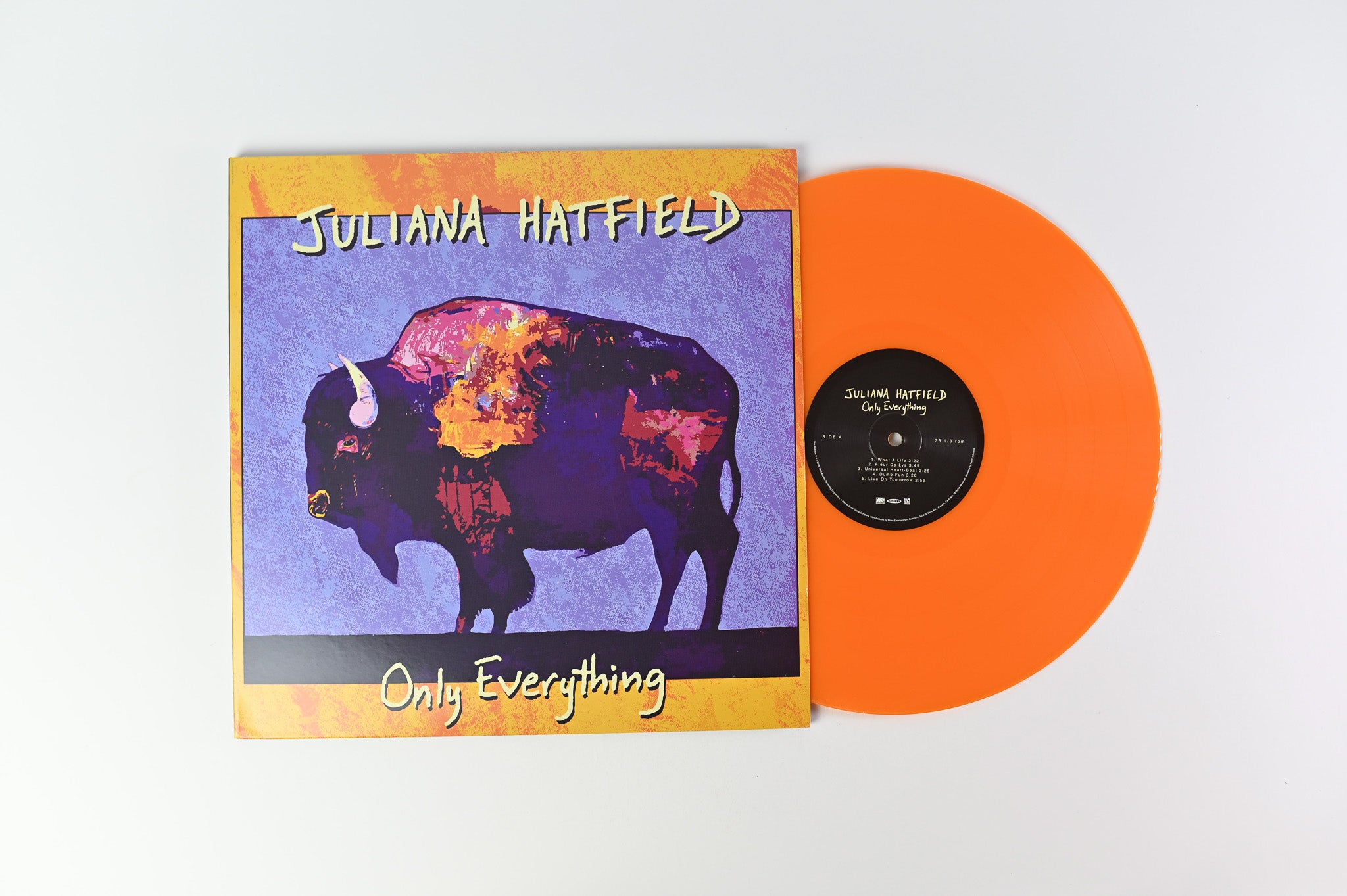 Juliana Hatfield - Only Everything on Run Out Groove Orange & Blue Viny