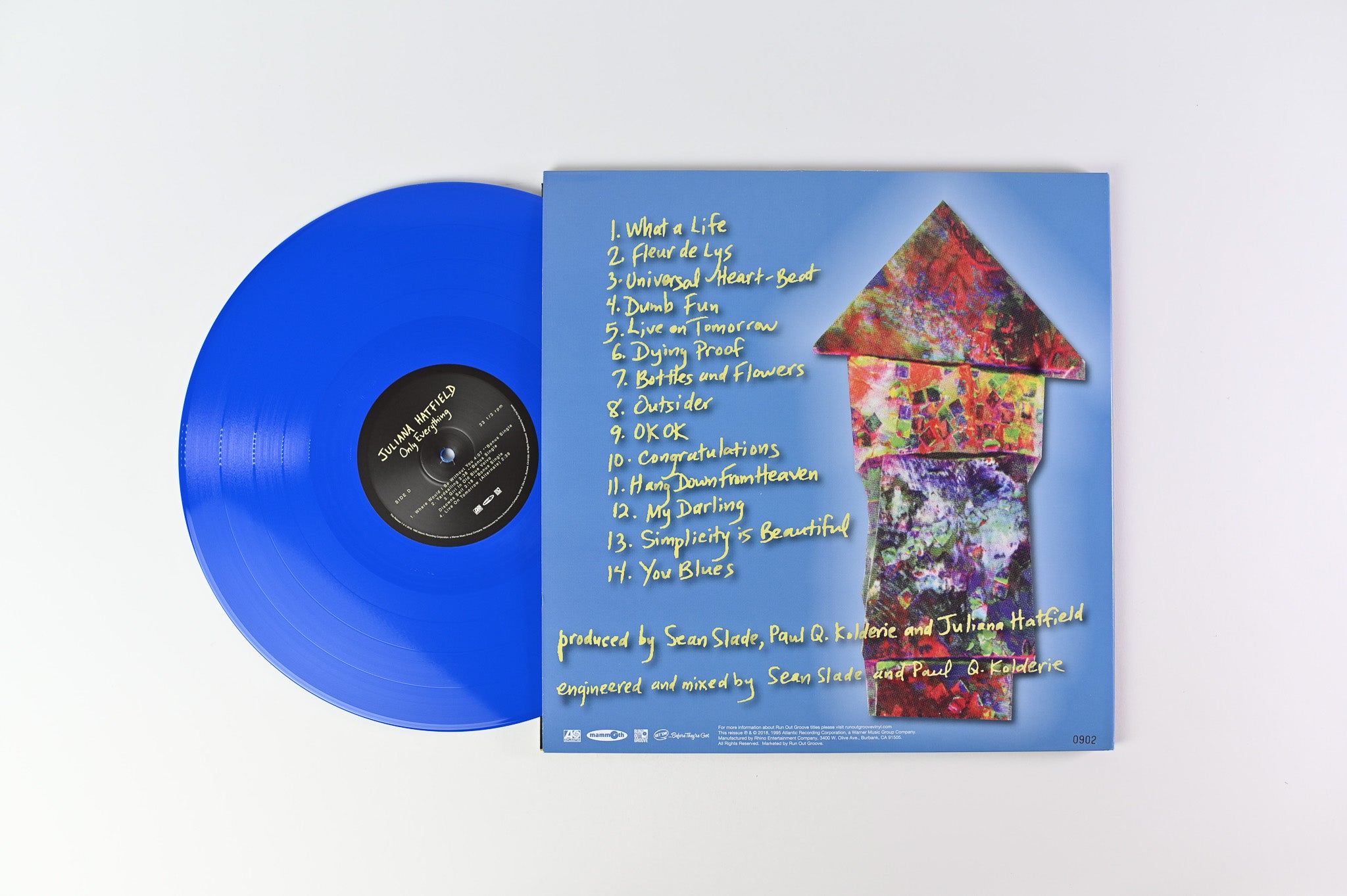 Juliana Hatfield - Only Everything on Run Out Groove Orange & Blue Viny