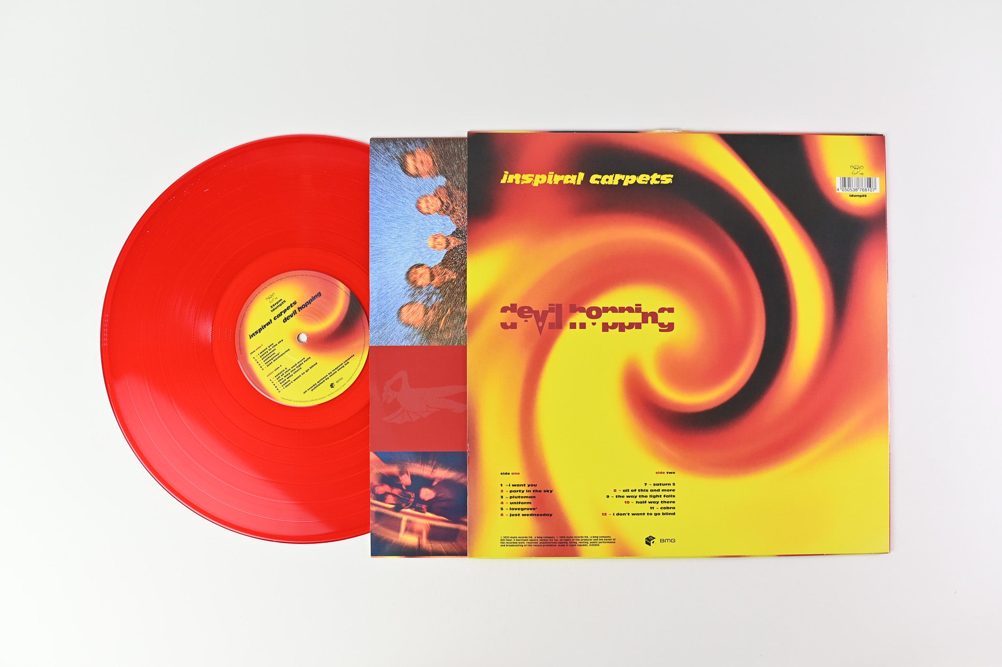 Inspiral Carpets - Devil Hopping on Mute Red Transparent Vinyl