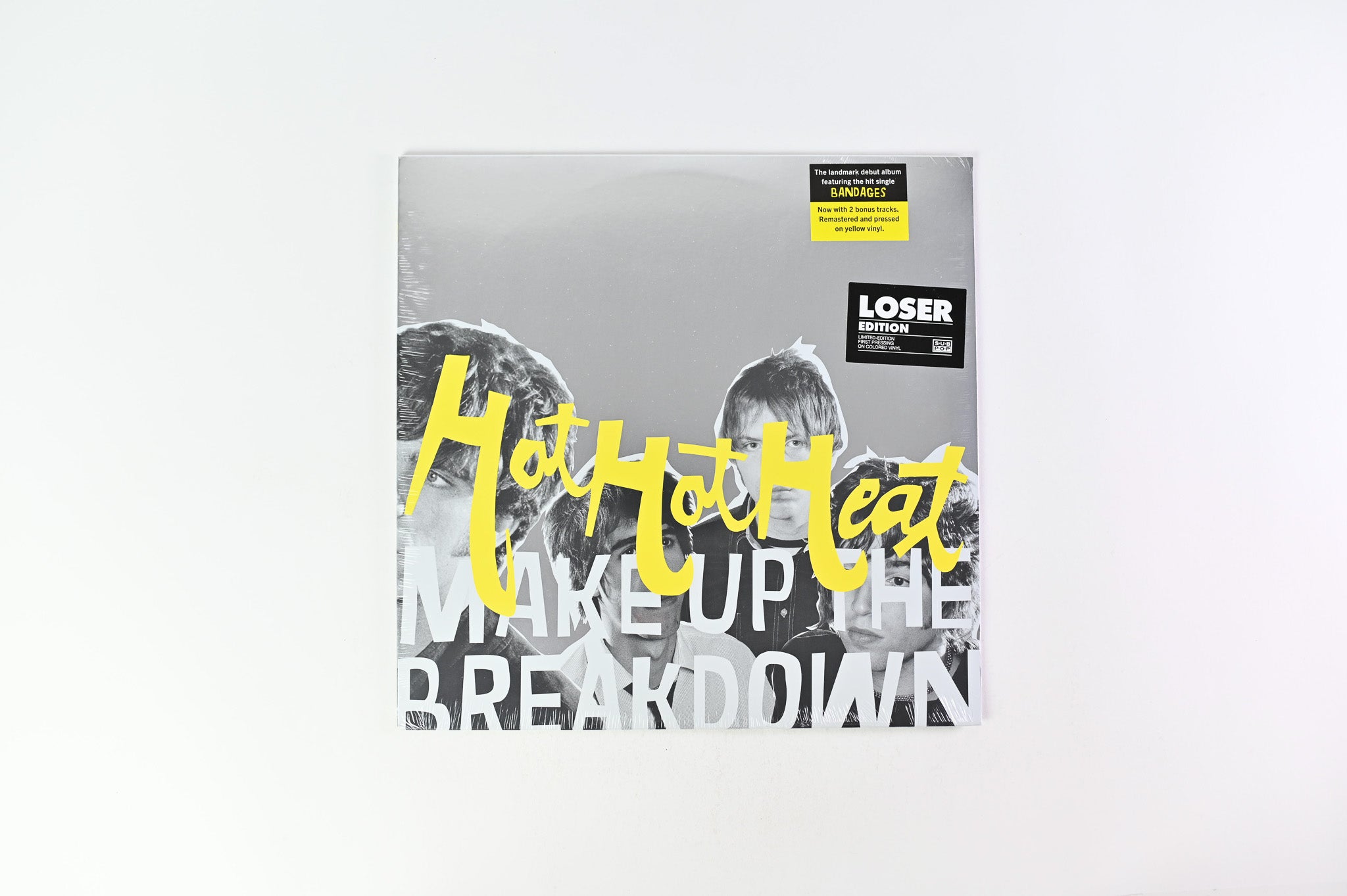 Hot Hot Heat - Make Up The Breakdown Ltd. SEALED Reissue on Sub Pop Yellow Vinyl