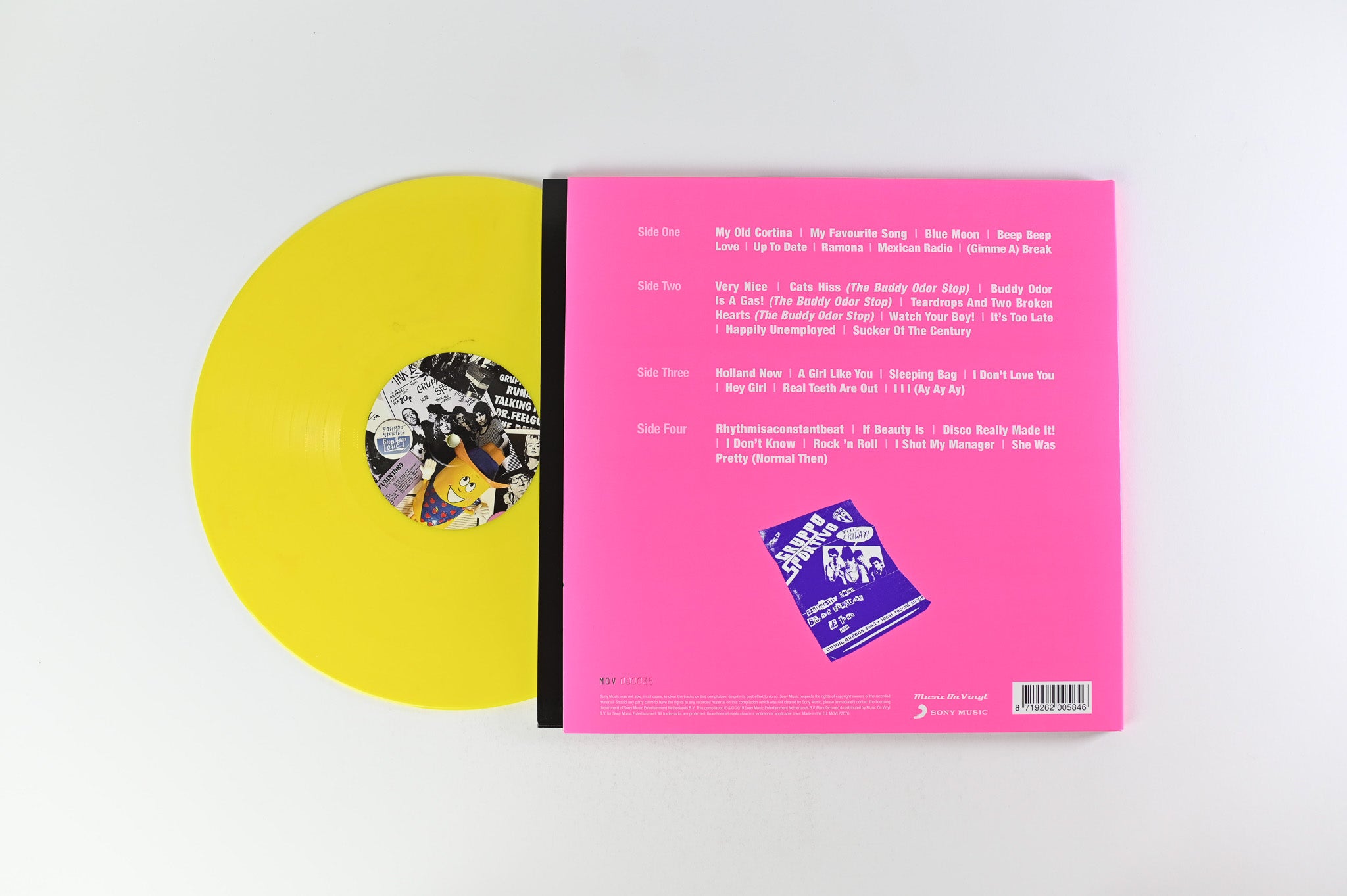 Gruppo Sportivo - Vinylly! on Music on Vinyl Numbered Yellow Vinyl