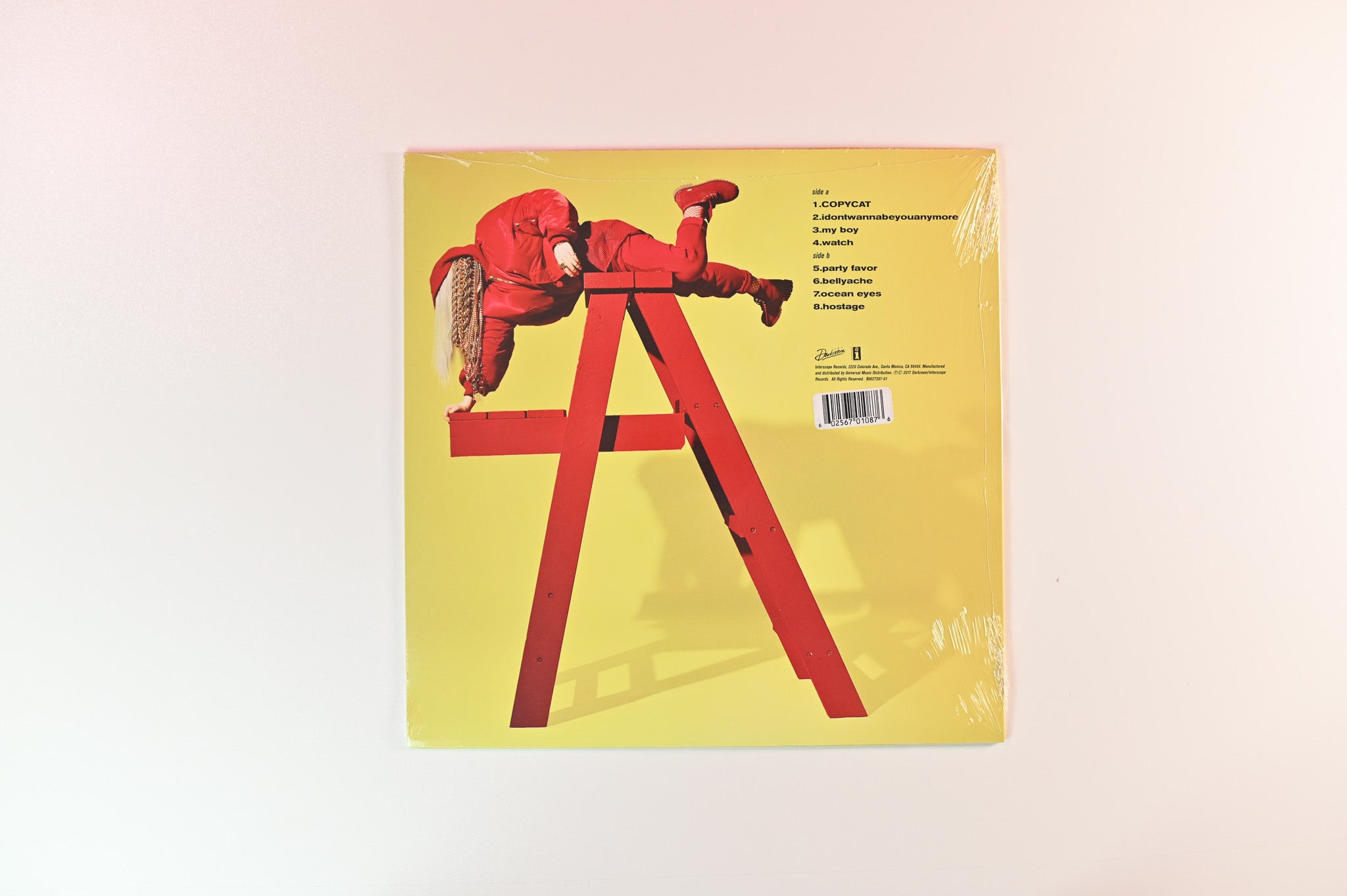 Billie Eilish - Dont Smile At Me on Interscope Records - Sealed Yellow Vinyl