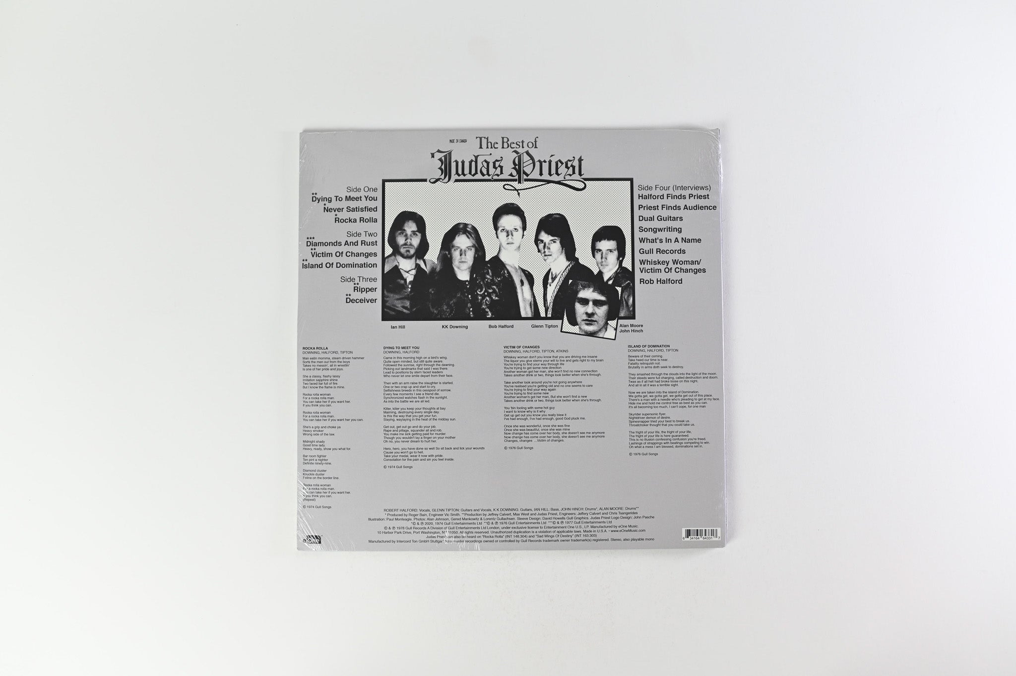 Judas Priest - The Best Of Judas Priest on eOne RSD Black Friday Clear w/ Black Gold Reissue Sealed